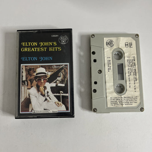 Elton John – Elton John's Greatest Hits (Cassette, 1974) Australia C35291