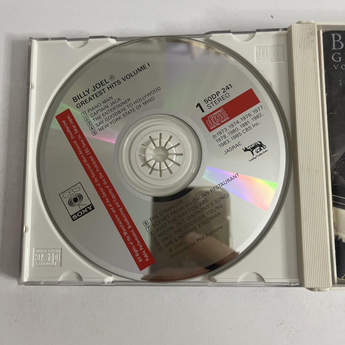 Billy Joel – Greatest Hits Volume I & Volume II  (CD, 1985) Japan 50DP 241~2