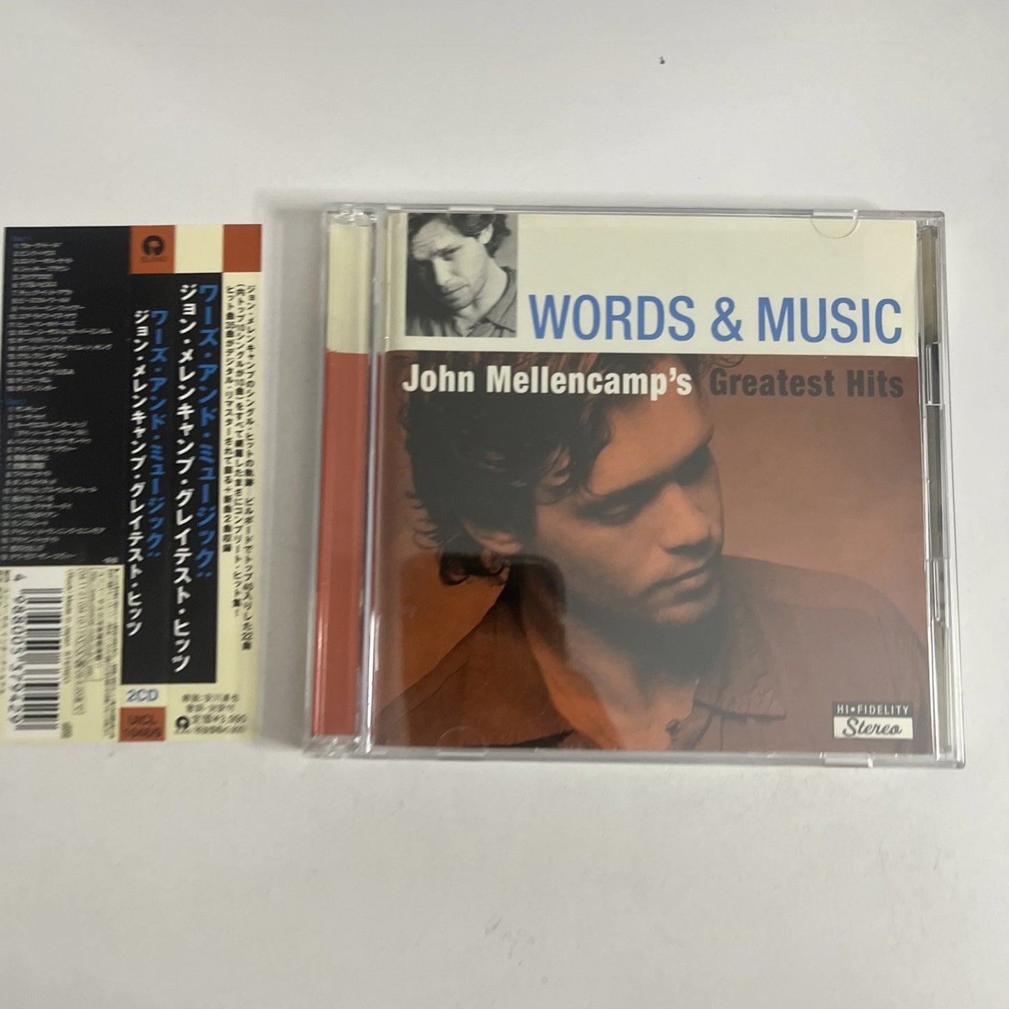 John Cougar Mellencamp – Words & Music:  Greatest Hits (CD, 2004) Japan Obi