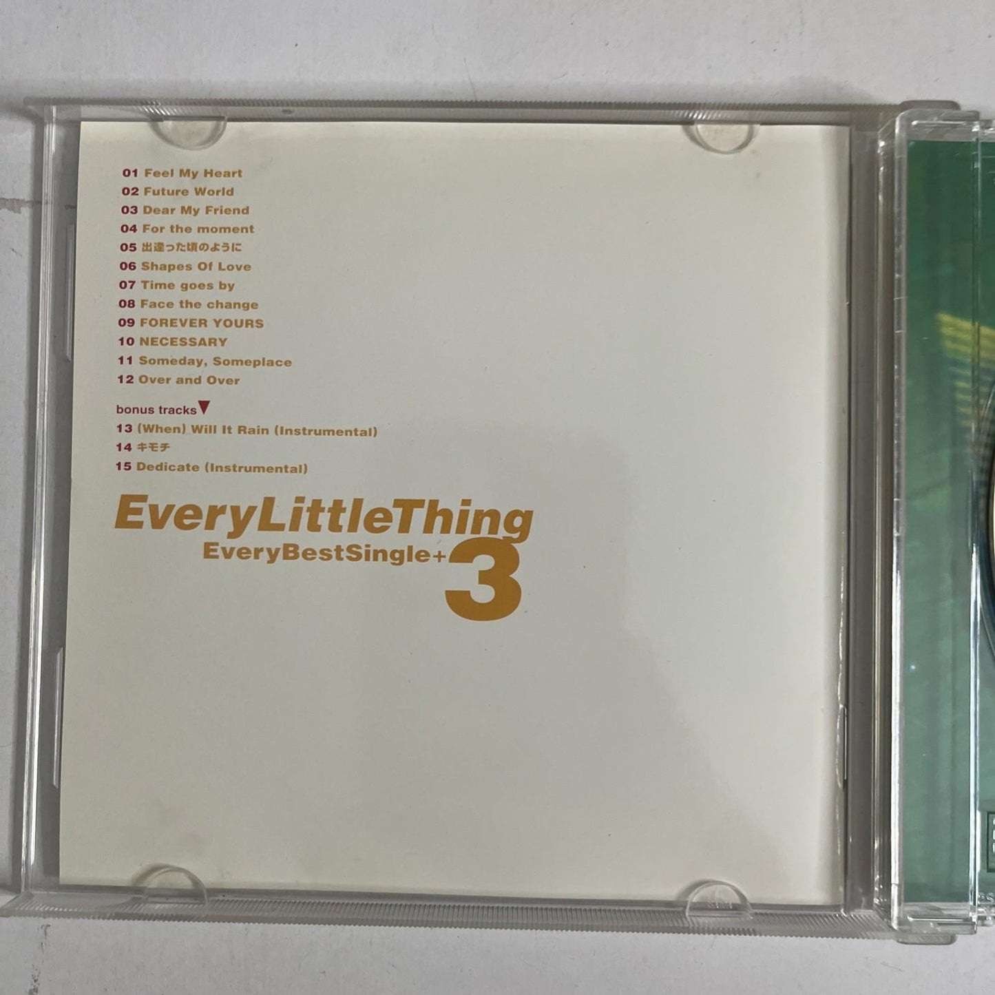 Every Little Thing – Every Best Single + 3 (CD, 1999) Japan AVCD-11714