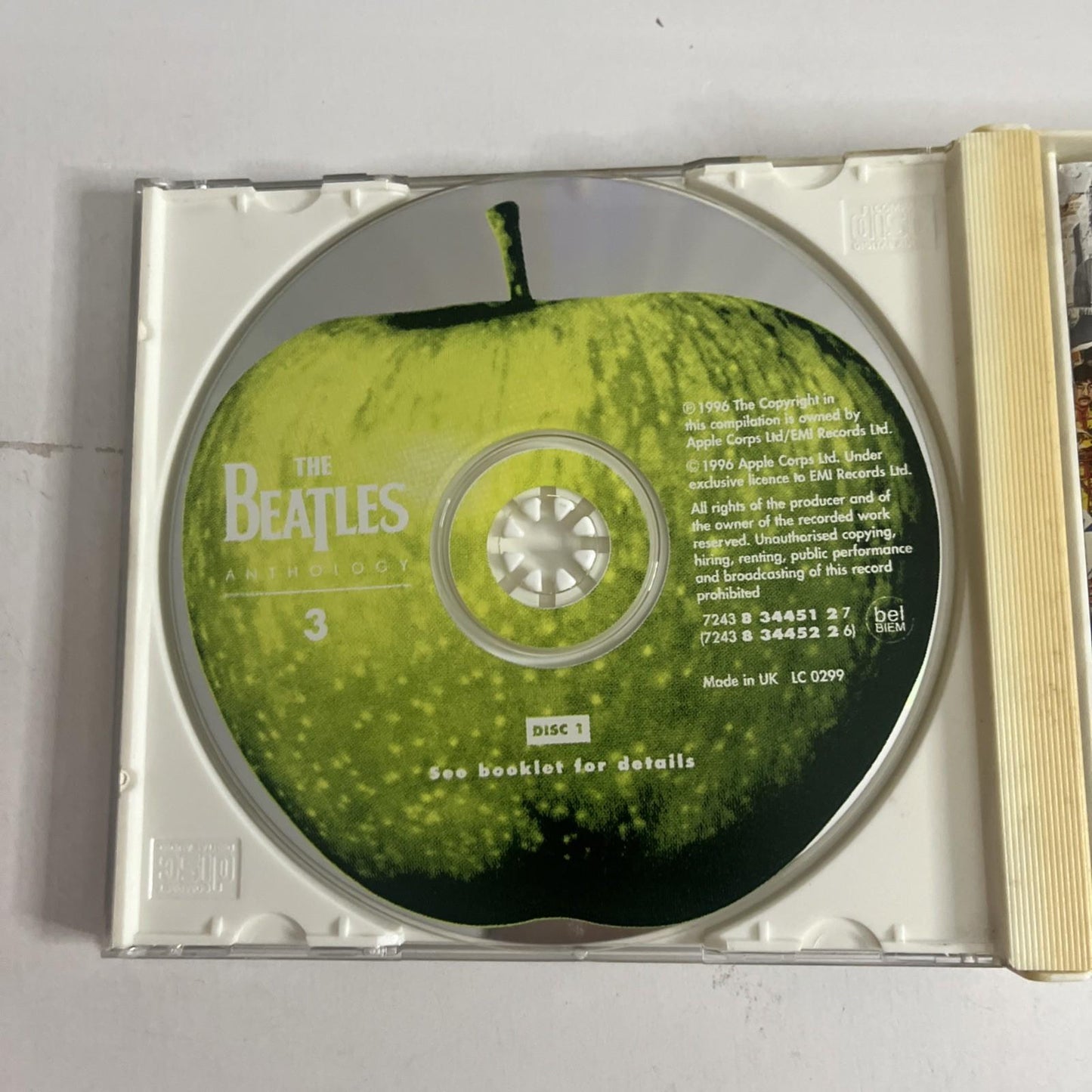The Beatles – Anthology 3 (CD, 1996) Europe 2-Discs 7243 8 34451 2 7
