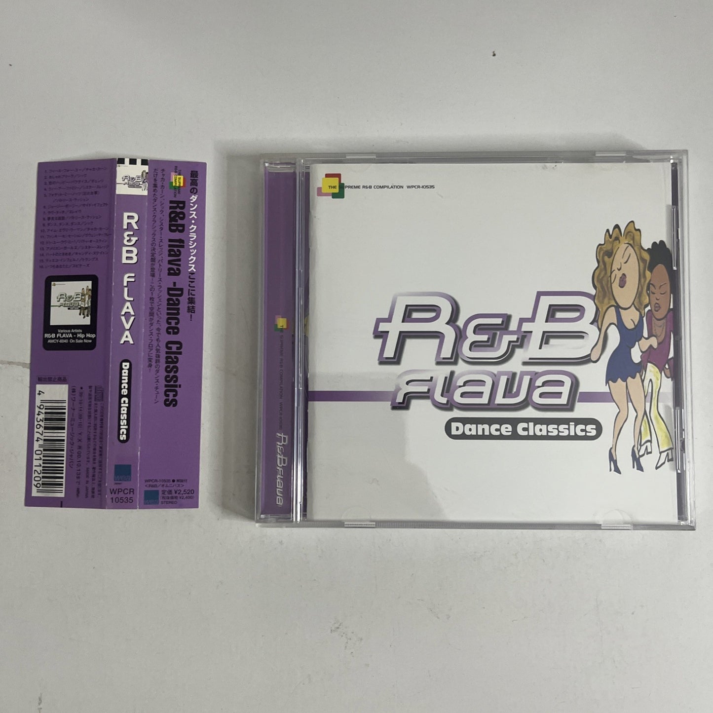 Various – R&B Flava - Dance Classics (CD, 1999) Japan Obi WPCR10535