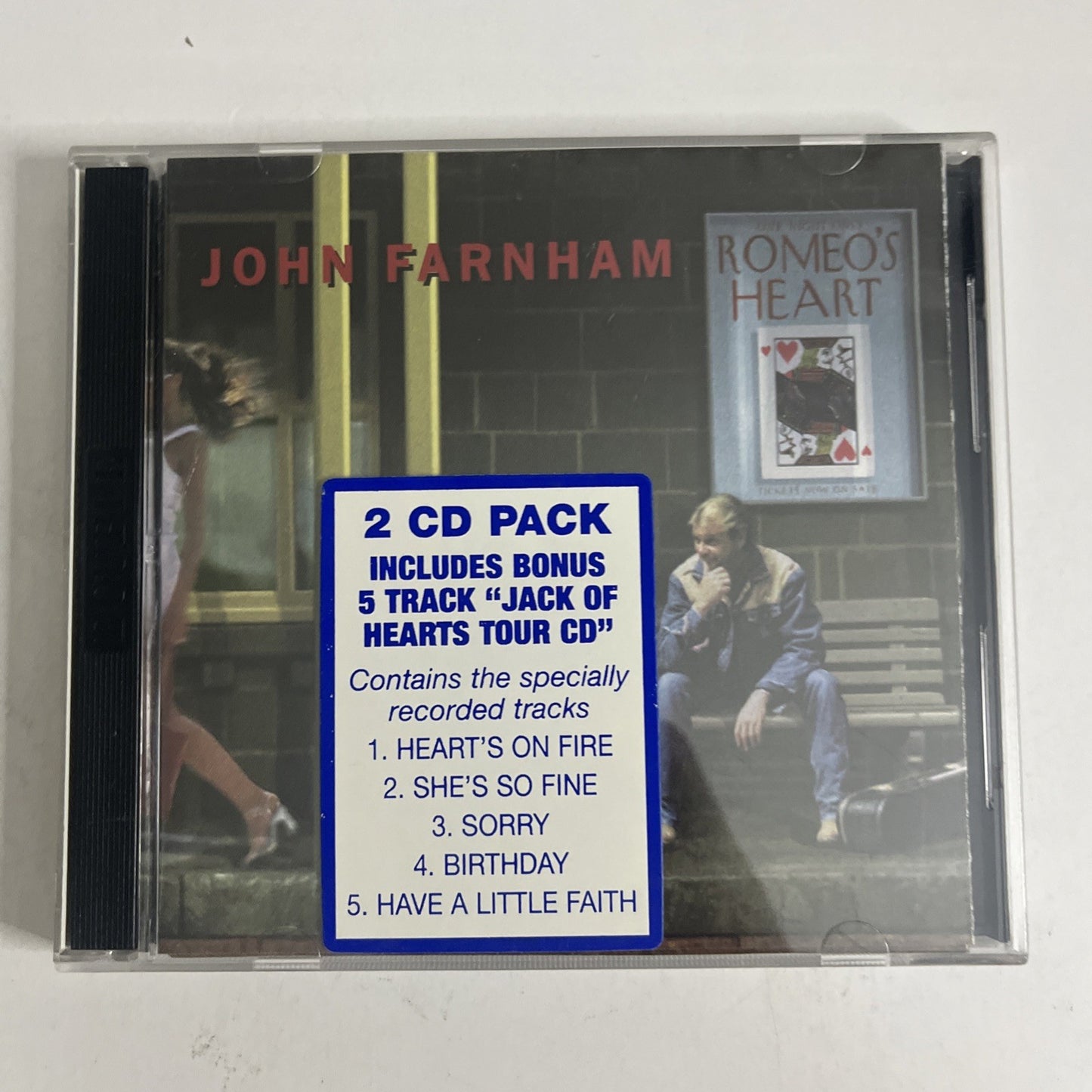 John Farnham – Romeo's Heart (CD, 1996) Australia 2-Discs 74321373002