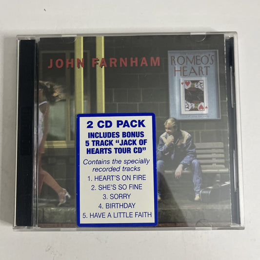 John Farnham – Romeo's Heart (CD, 1996) Australia 2-Discs 74321373002