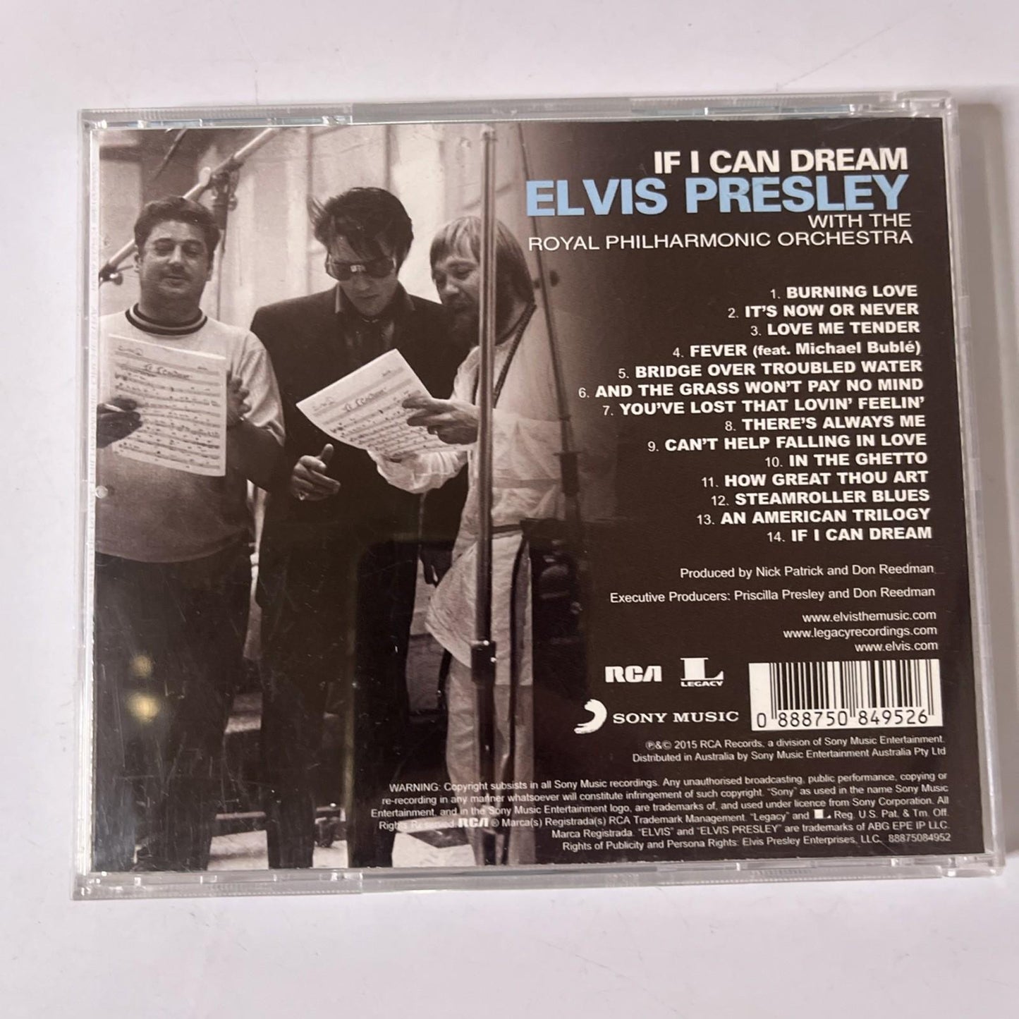 Elvis Presley, Royal Philharmonic Orchestra – If I Can Dream (CD, 2015)
