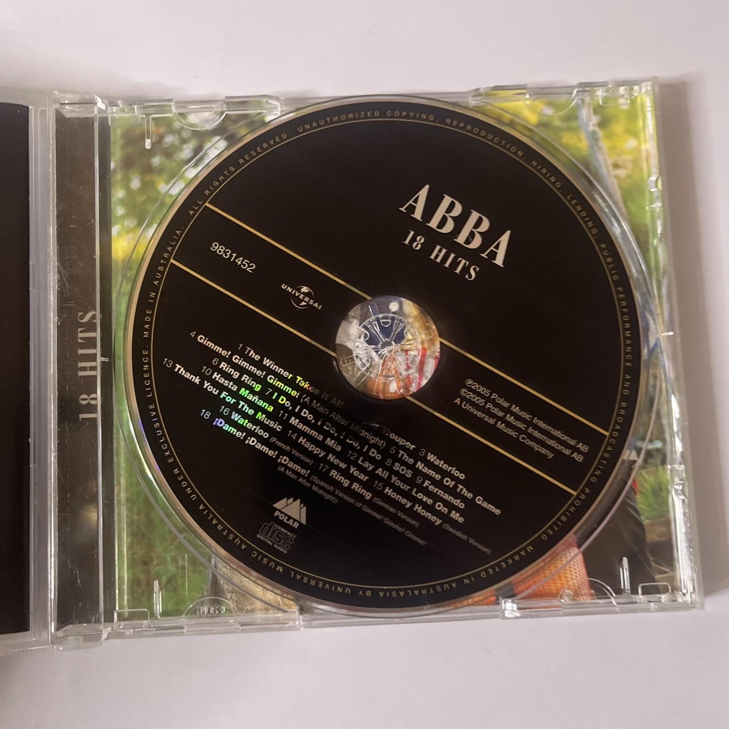 ABBA – 18 Hits (CD, 2005) Australasia 9831452