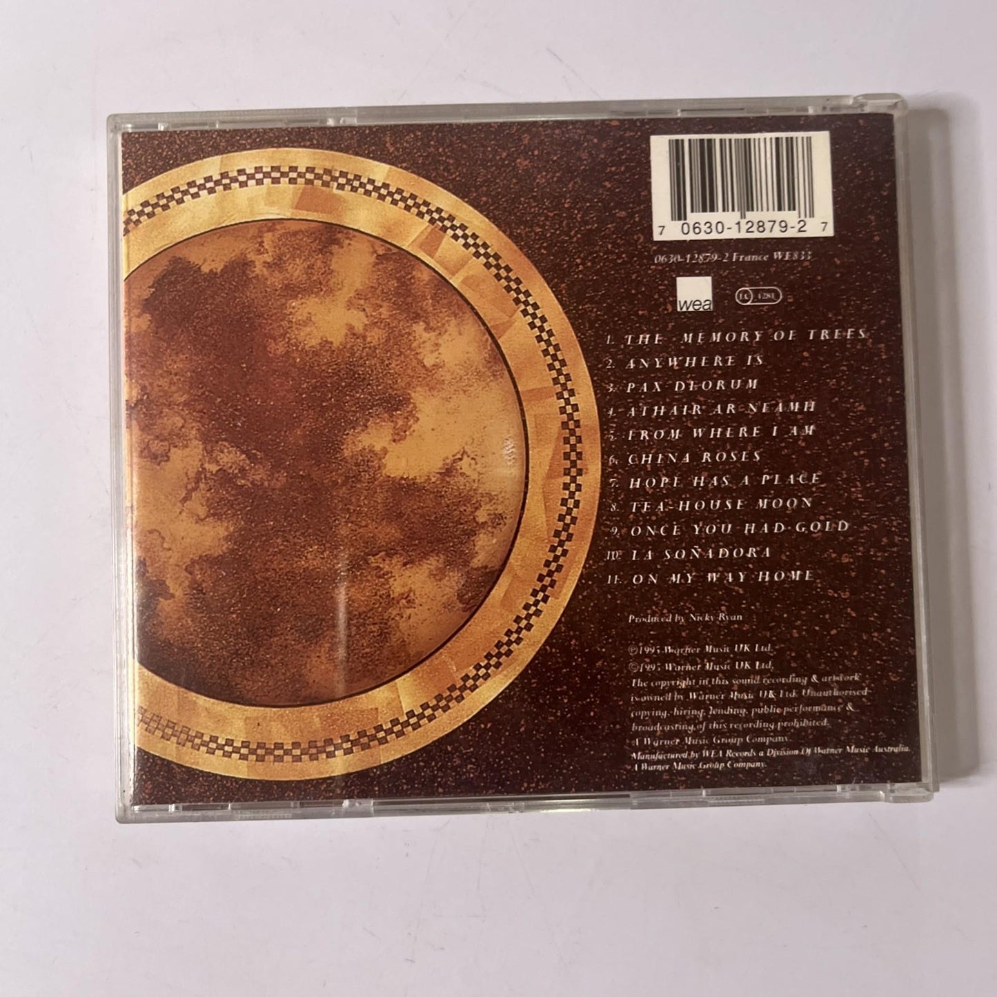Enya – The Memory Of Trees (CD, 1995) Australia 0630-12879-2