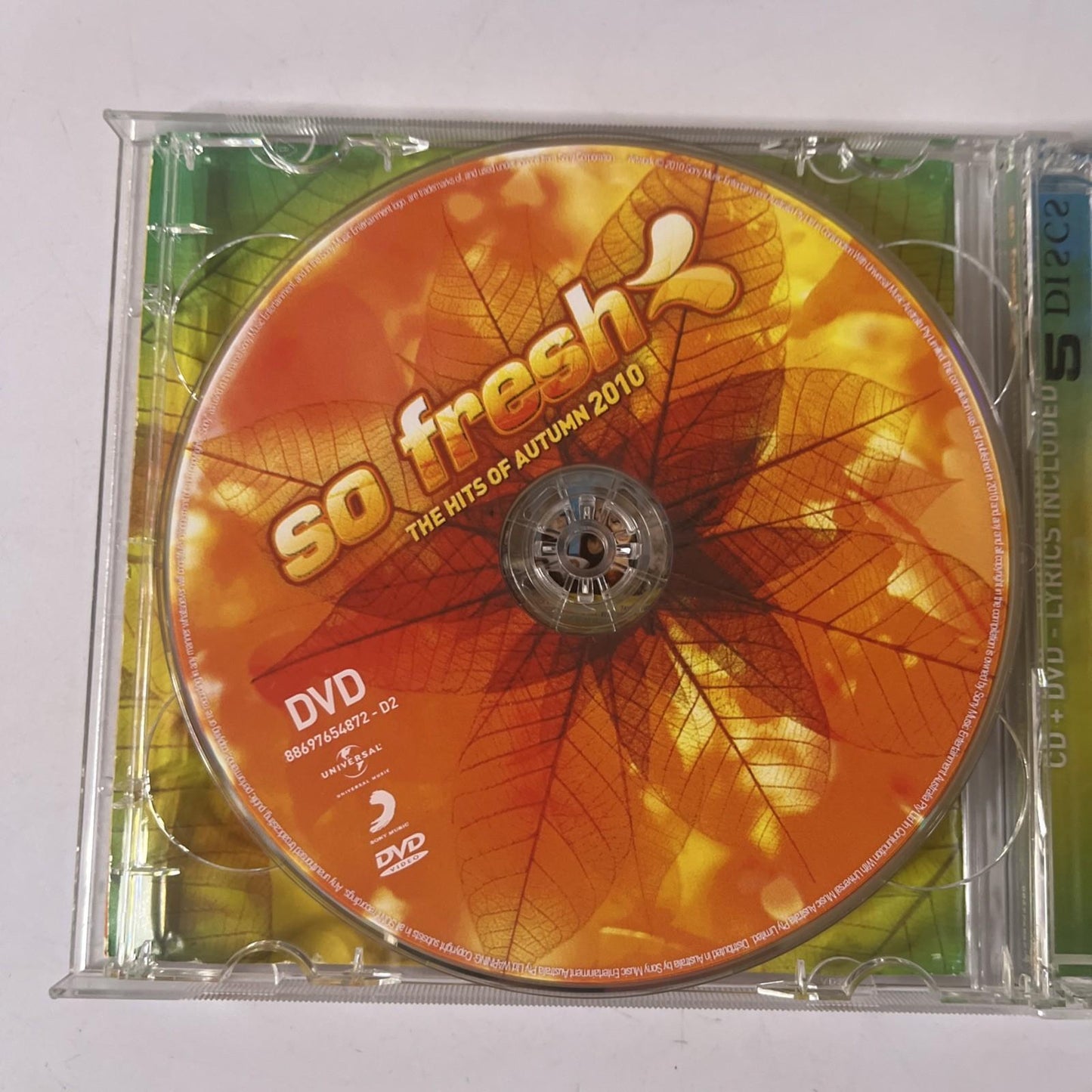 So Fresh: The Hits Of Autumn 2010 + Bonus DVD (CD + DVD, 2010) 2-Discs