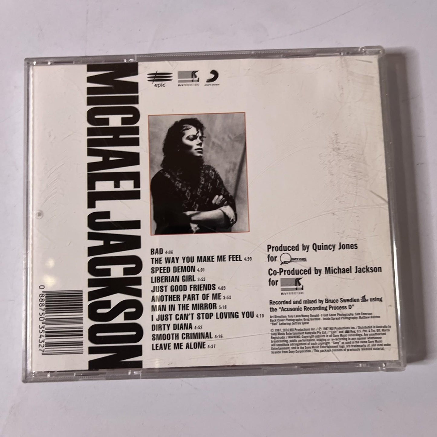 Michael Jackson – Bad (CD, 2015) Australia 88875035432