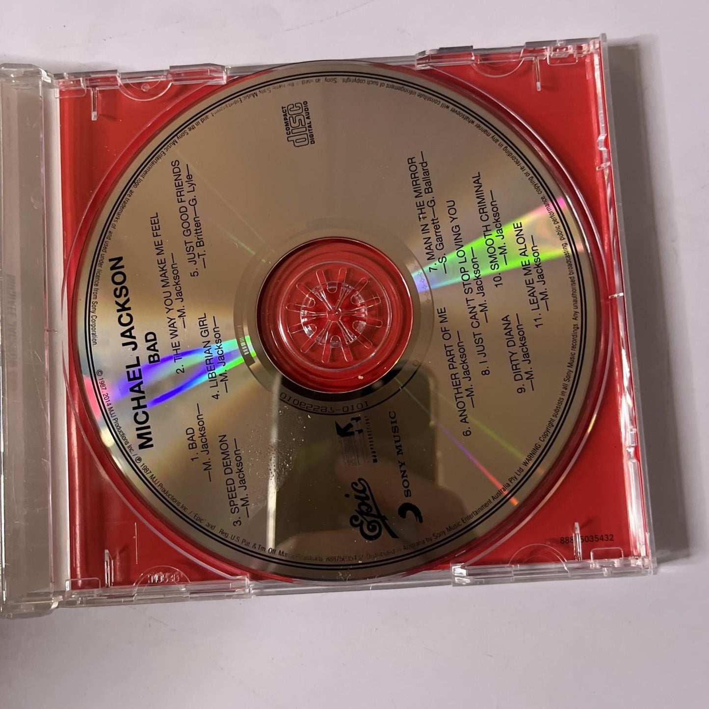 Michael Jackson – Bad (CD, 2015) Australia 88875035432