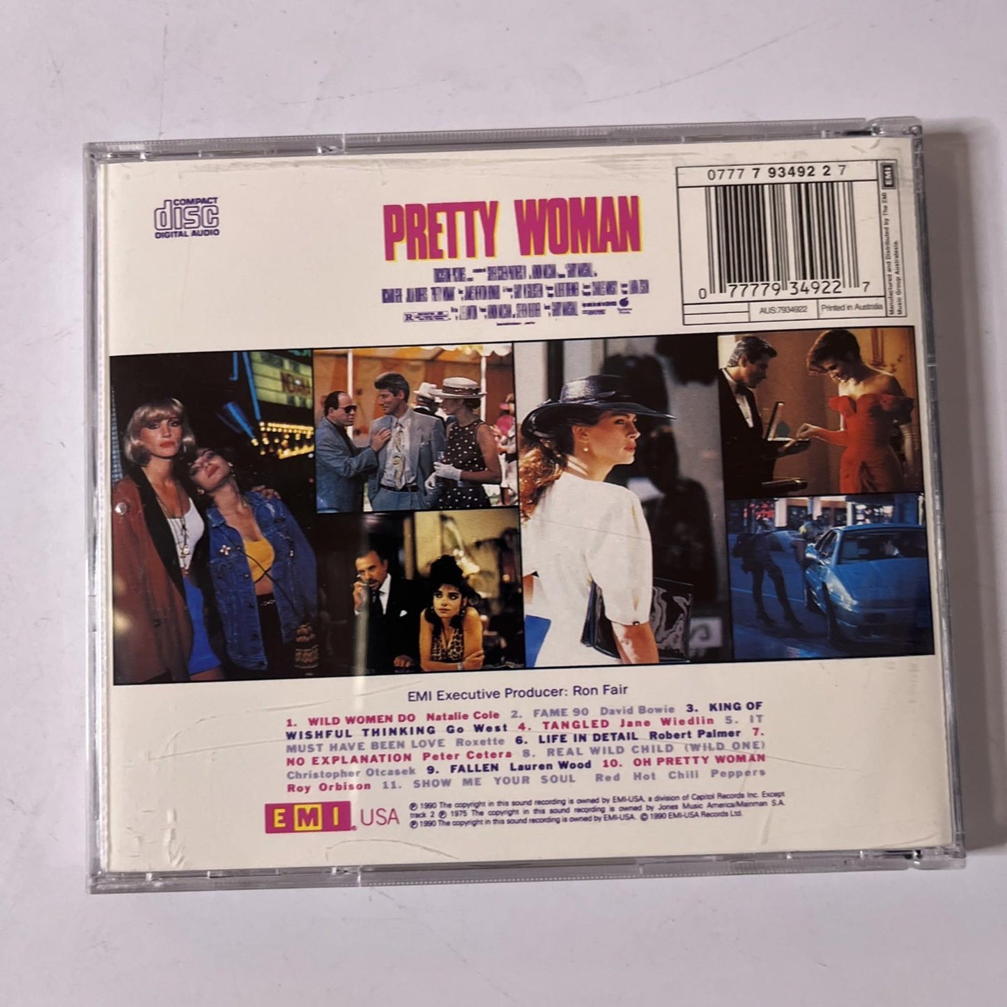 Pretty Woman (Original Motion Picture Soundtrack) (CD, 1990) US CDP-593492