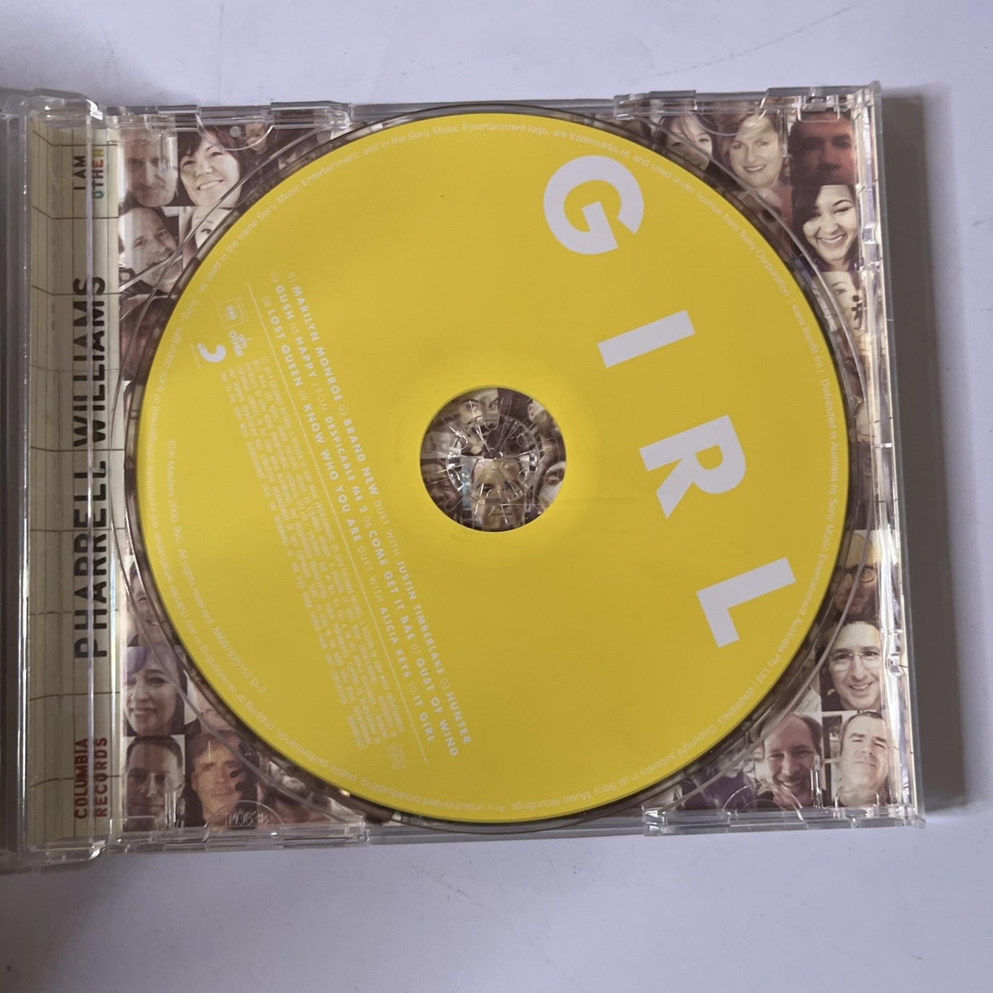 Pharrell Williams – GIRL G I R L (CD, 2017) Australia 88843055072