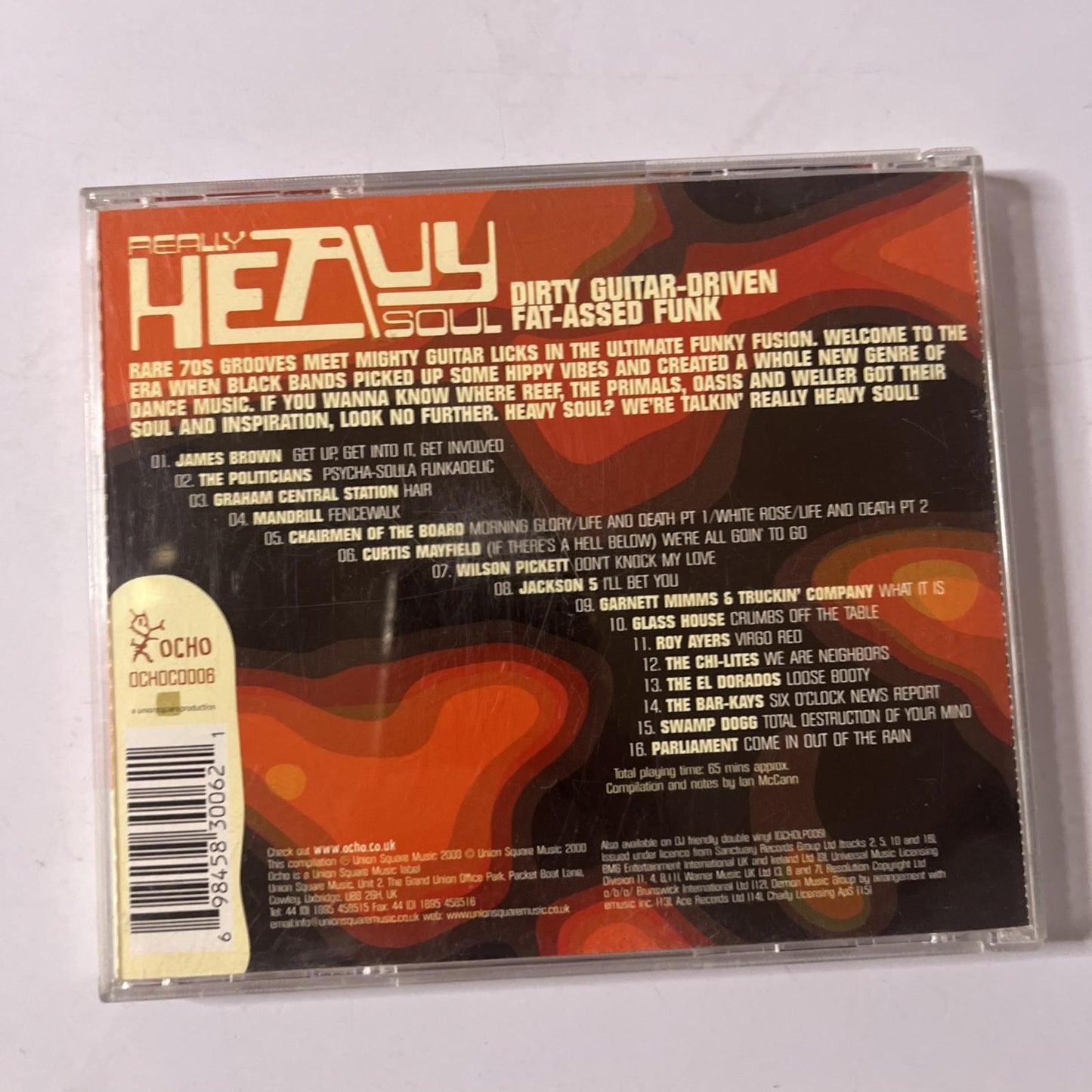 Various – Really Heavy Soul (Dirty Guitar-Driven Fat-Assed Funk) (CD, 2000) UK