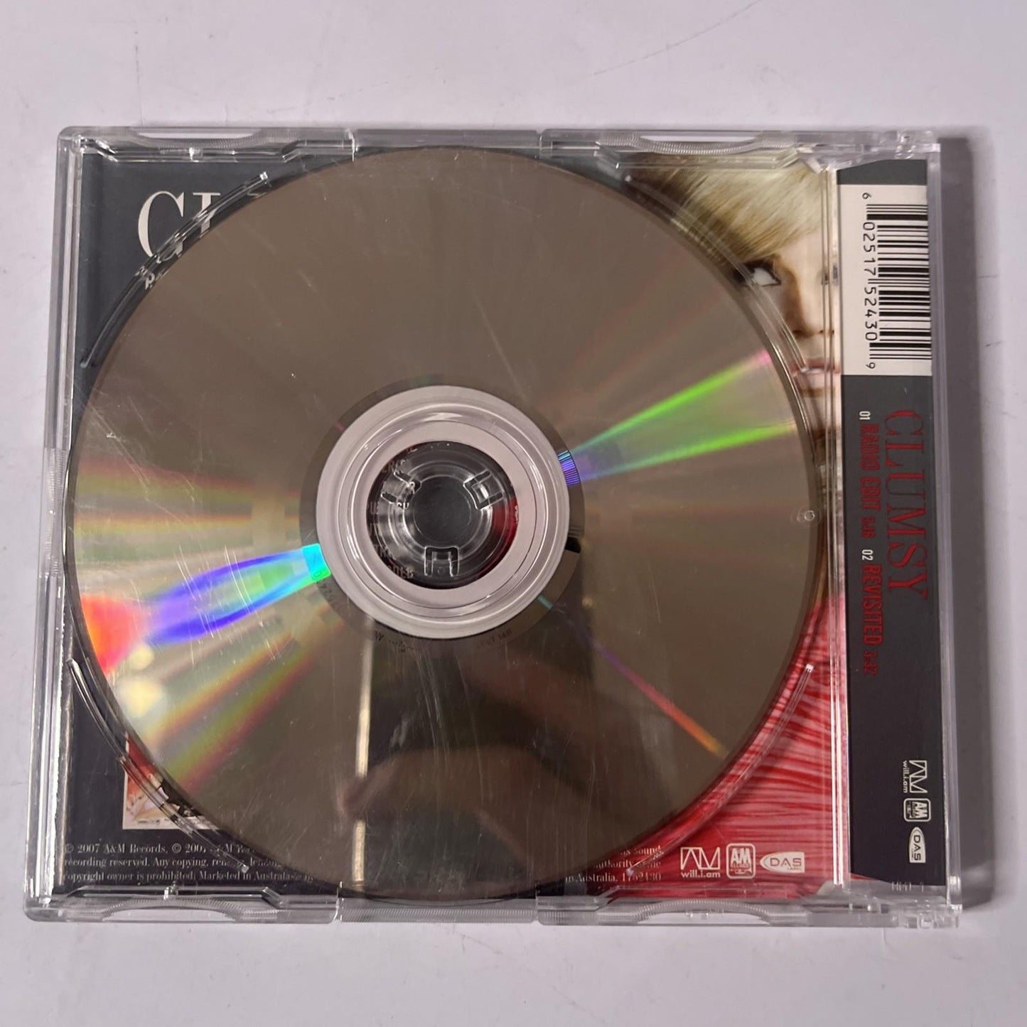 Fergie – Clumsy (CD, 2007) Australasia 1752430