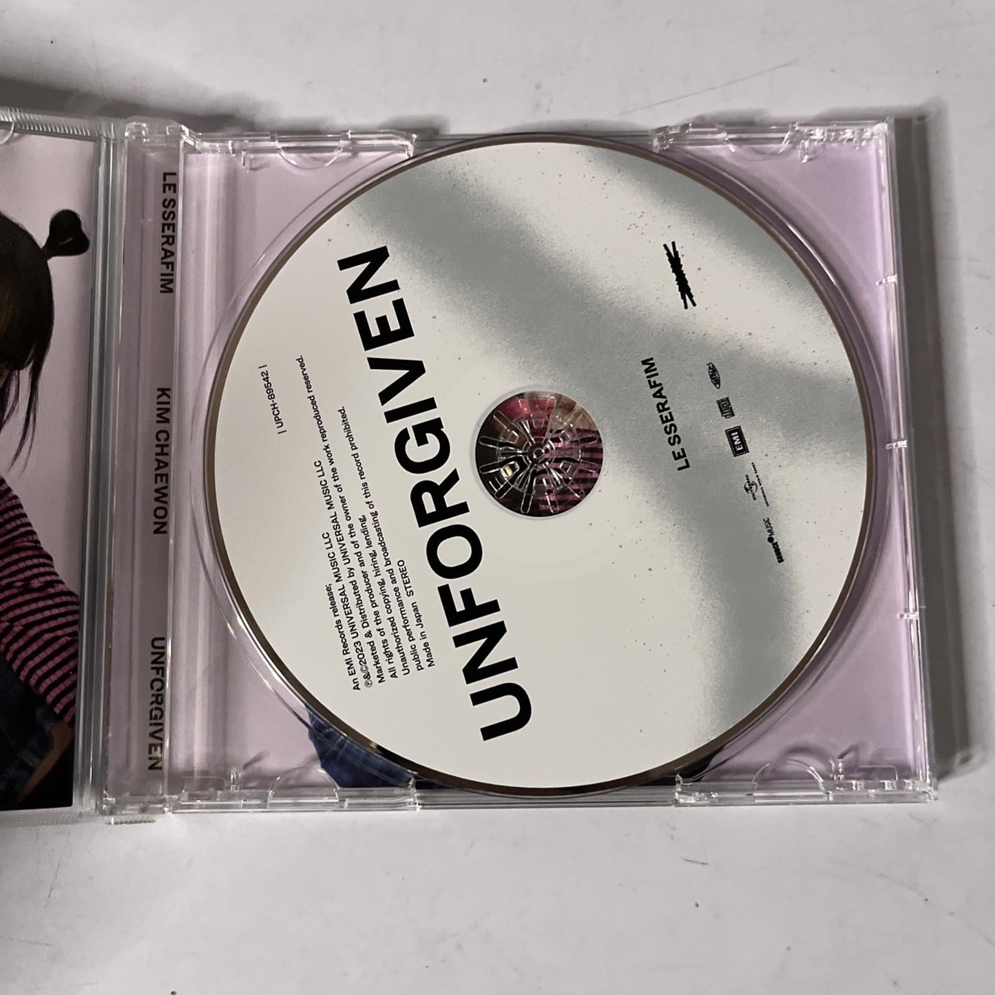Le Sserafim – Unforgiven (Kim Chaewon version) (CD, 2023) Japan UPCH-89542