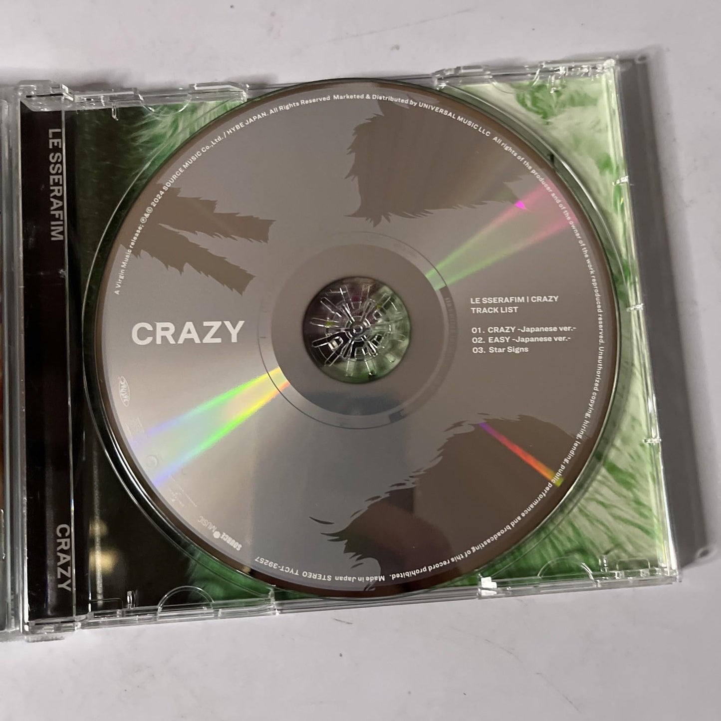 Le Sserafim – Crazy (CD, 2024) Japan TYCT-39257