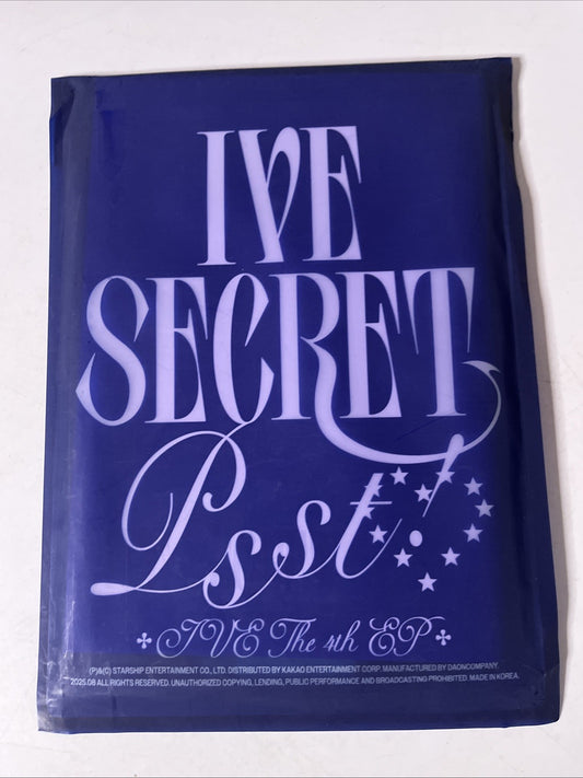 Ive – IVE SECRET (CD, 2025) Blue Edition South Korea L100006058