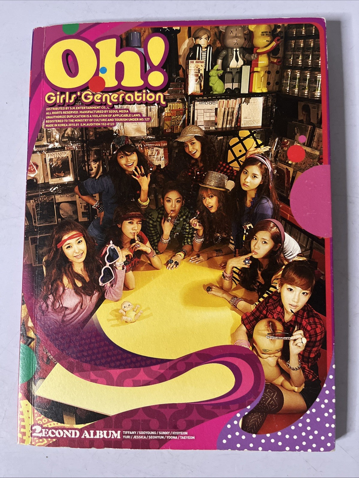 Girls'Generation 소녀시대 – Oh! (CD, 2010) South Korea SMCD197
