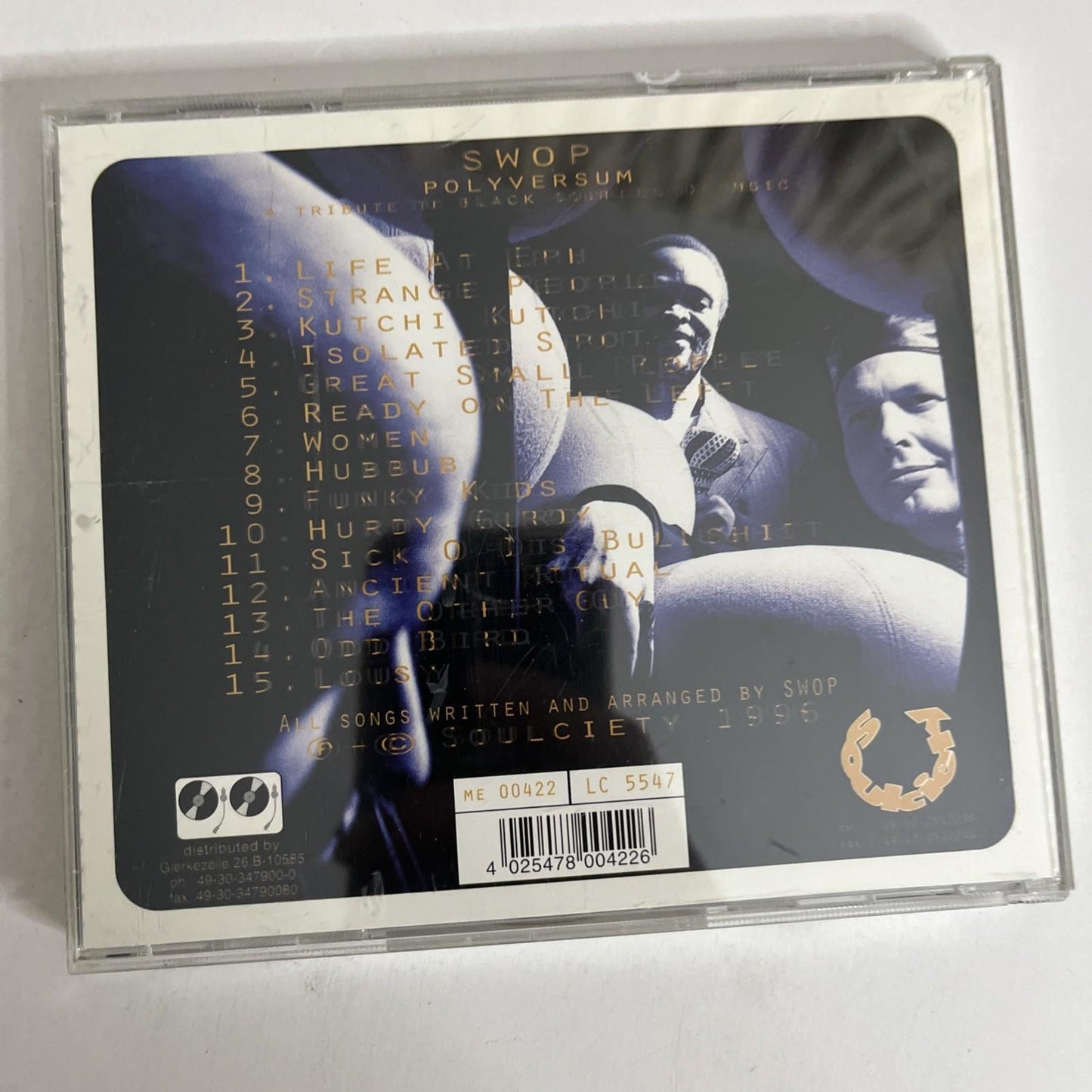 SWOP – A Tribute To Black Sources Of Music - Polyversum (CD, 1996) ME 00422