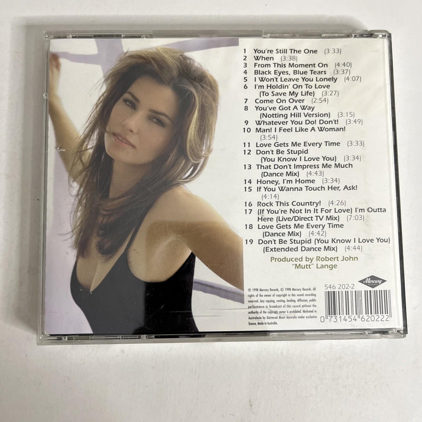 Shania Twain – Come On Over (CD) Australia 546 202-2