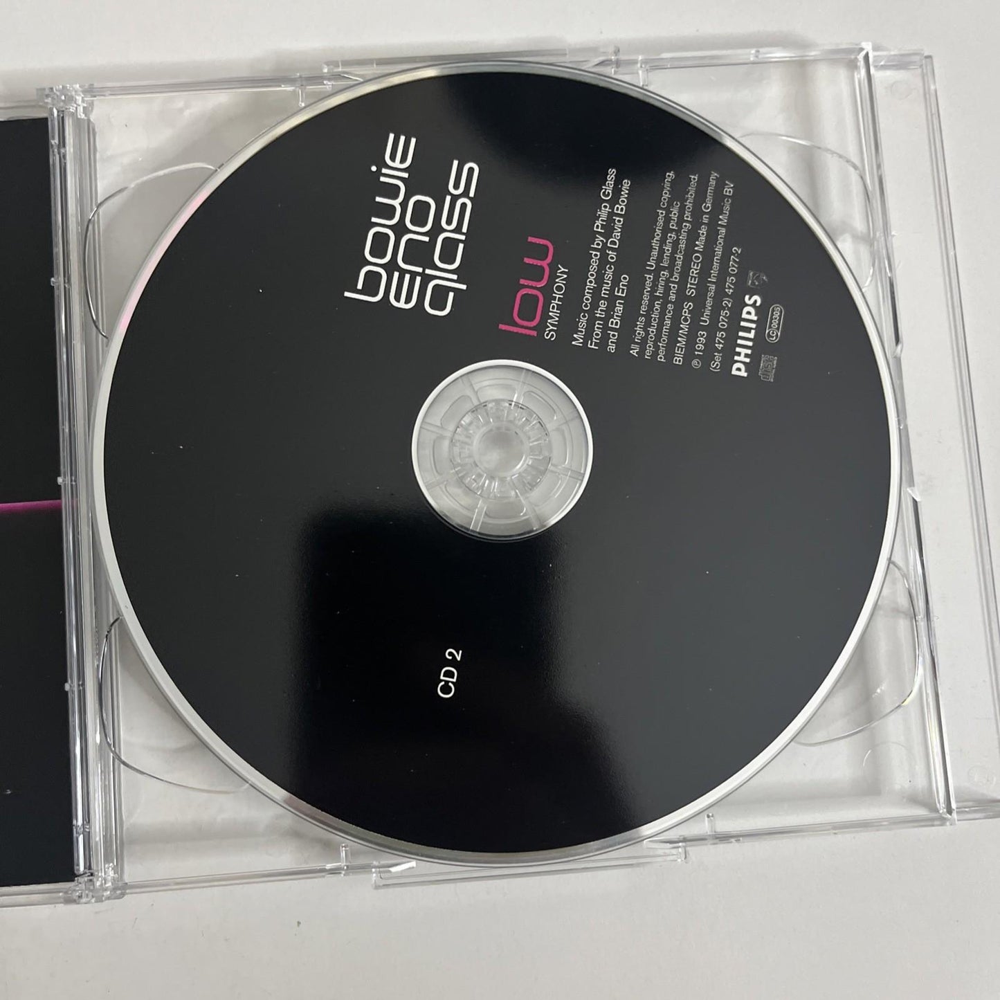 Glass, Bowie, Eno – Heroes • Low Symphonies (CD, 2003, 2-DIscs) Europe 475 075-2