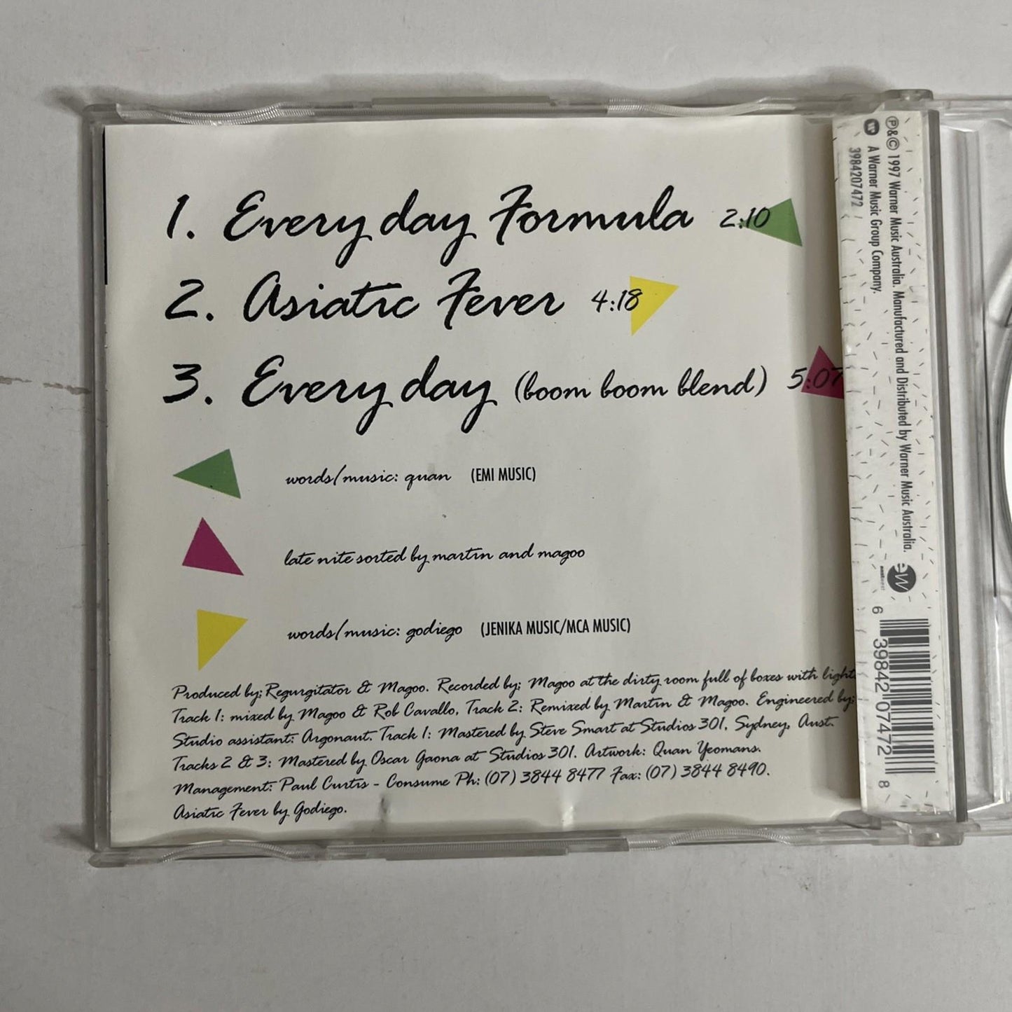Regurgitator – Everyday Formula (CD, 1997) Australia 3984207472