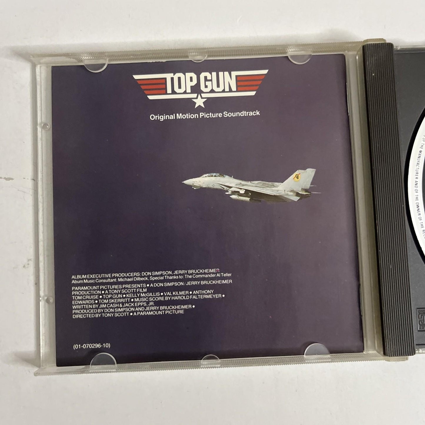 Top Gun - Original Motion Picture Soundtrack (CD, 1986) CDCBS 70296