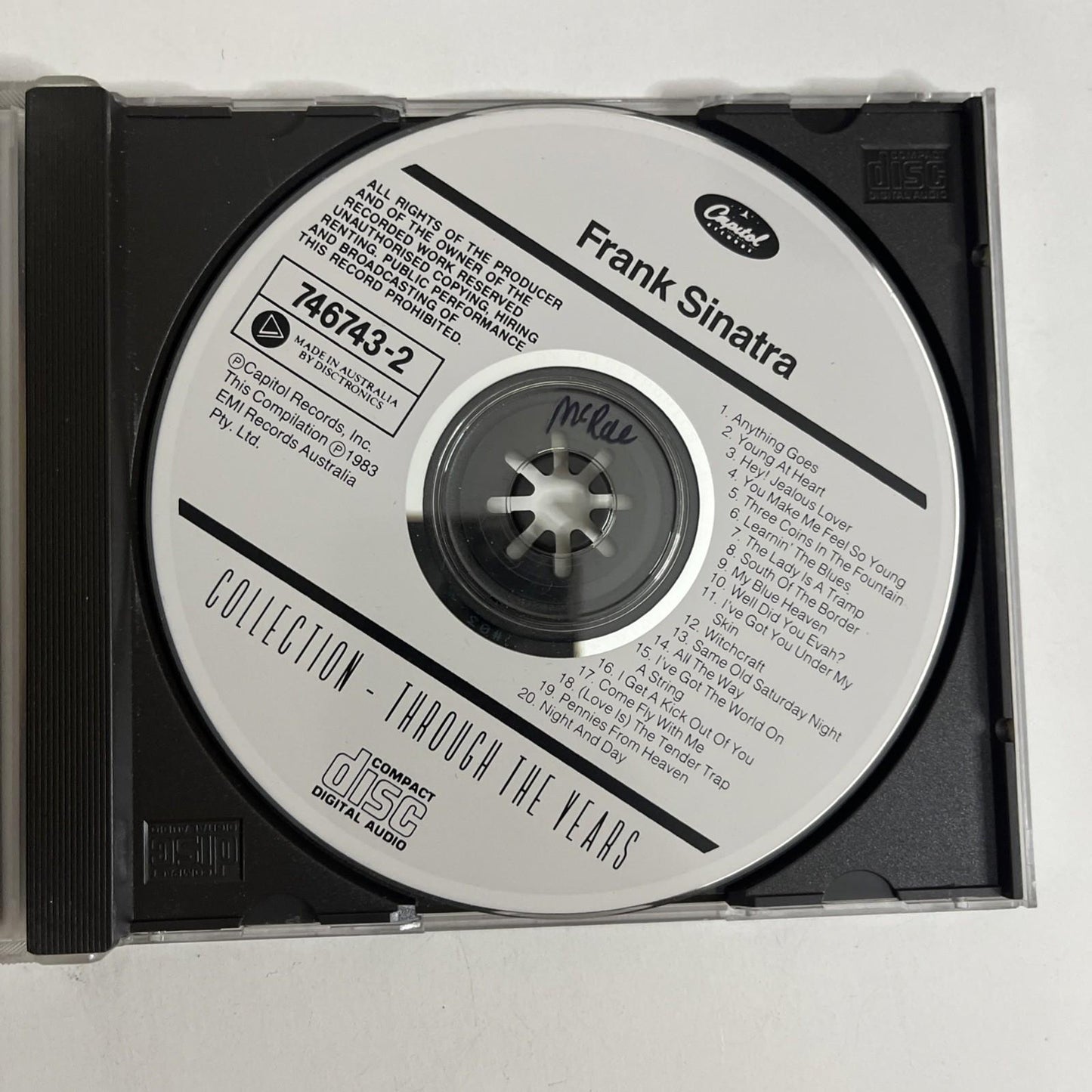 Frank Sinatra – The Frank Sinatra Collection (CD, 1997) Australia