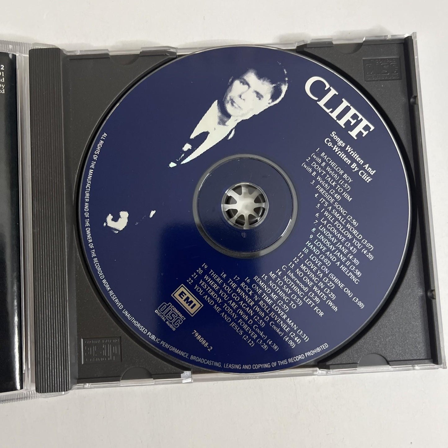 Cliff Richard – Songs Written And Co-Written By Cliff (CD, 1991) Australia