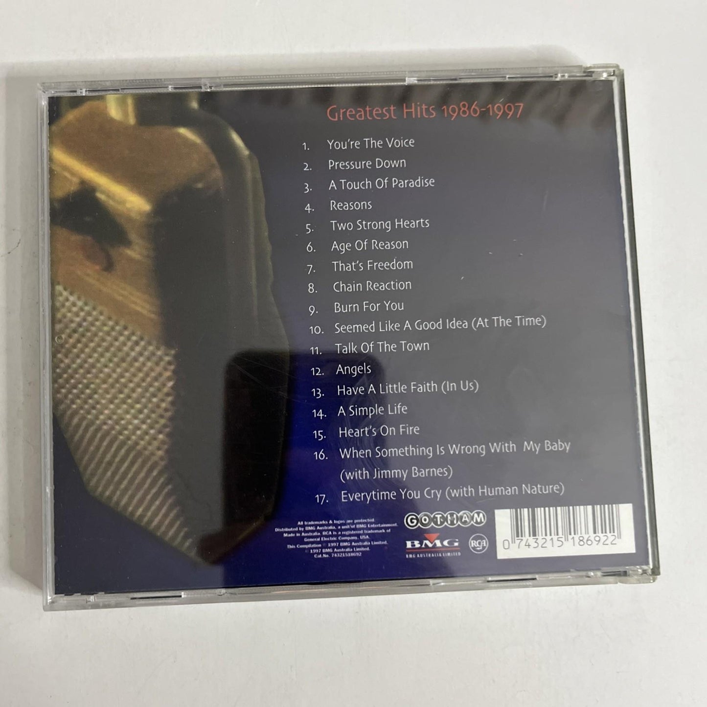 John Farnham – Anthology 1 (Greatest Hits 1986-1997) (CD, 1997) Australia