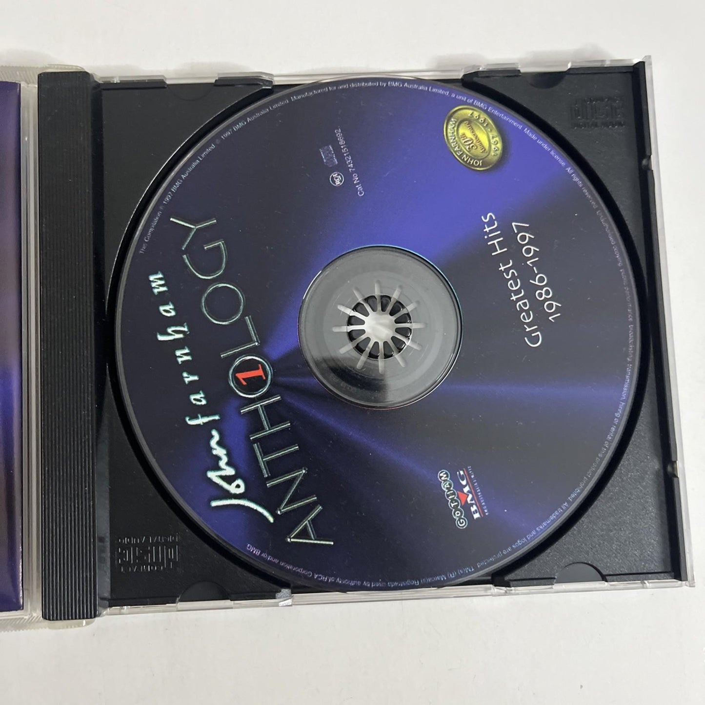 John Farnham – Anthology 1 (Greatest Hits 1986-1997) (CD, 1997) Australia