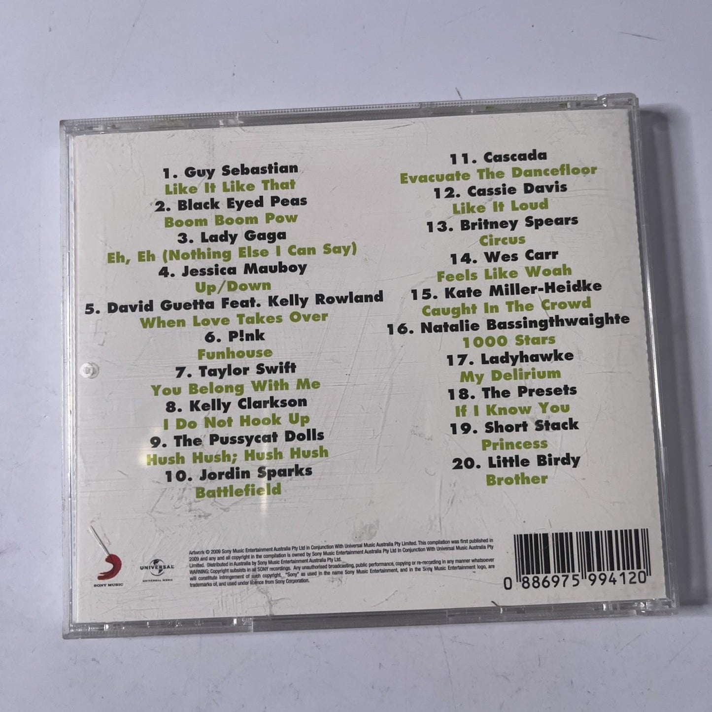 Various – Nickelodeon Kids' Choice Awards 2009 (CD, 2009) Australia 88697599412