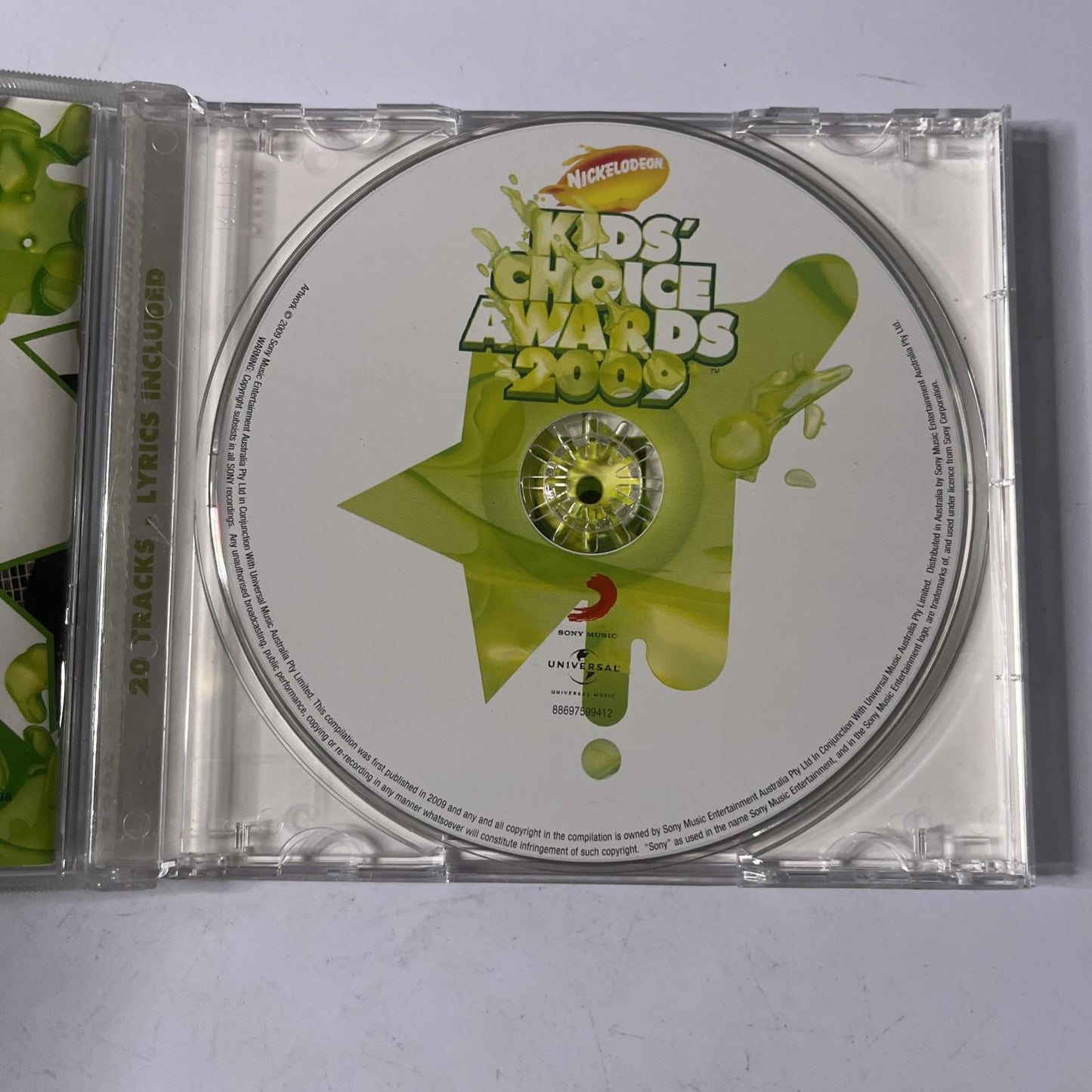 Various – Nickelodeon Kids' Choice Awards 2009 (CD, 2009) Australia 88697599412