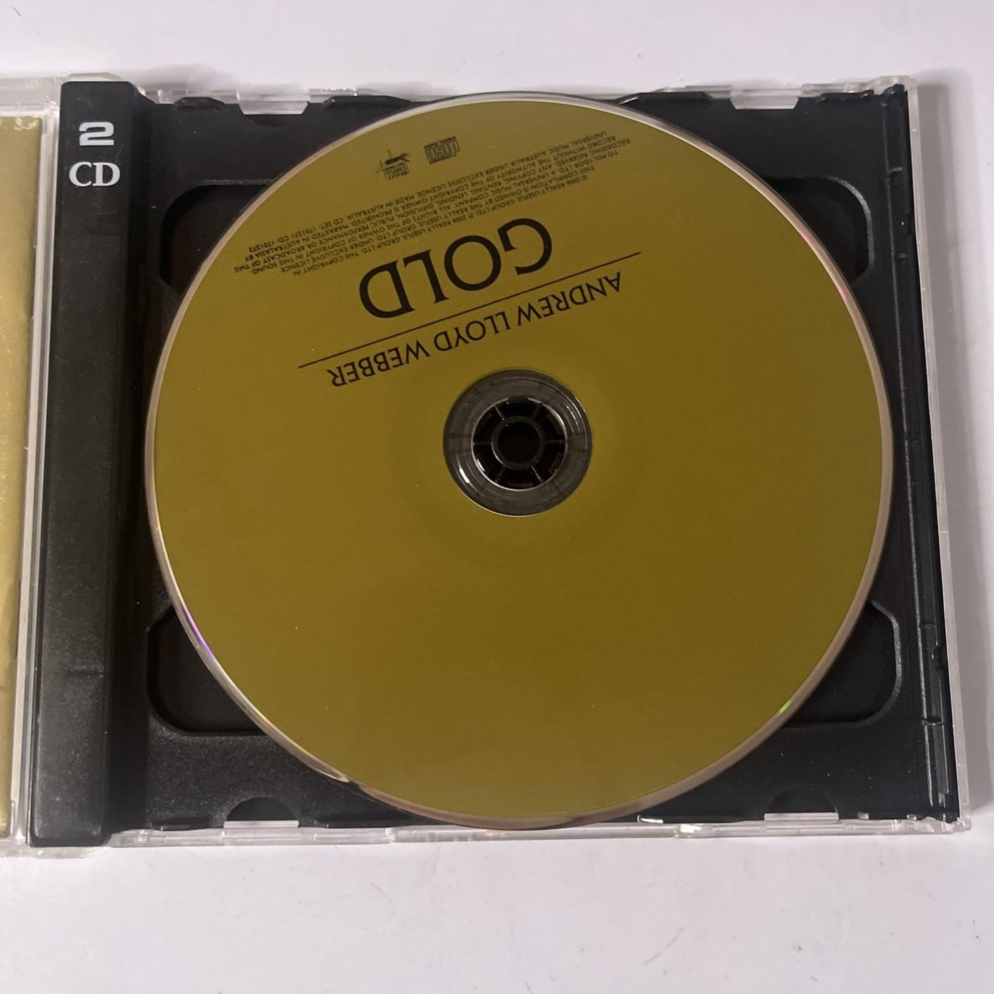 Andrew Lloyd Webber – Gold The Definitive Hit Singles Collection (CD, 2006)