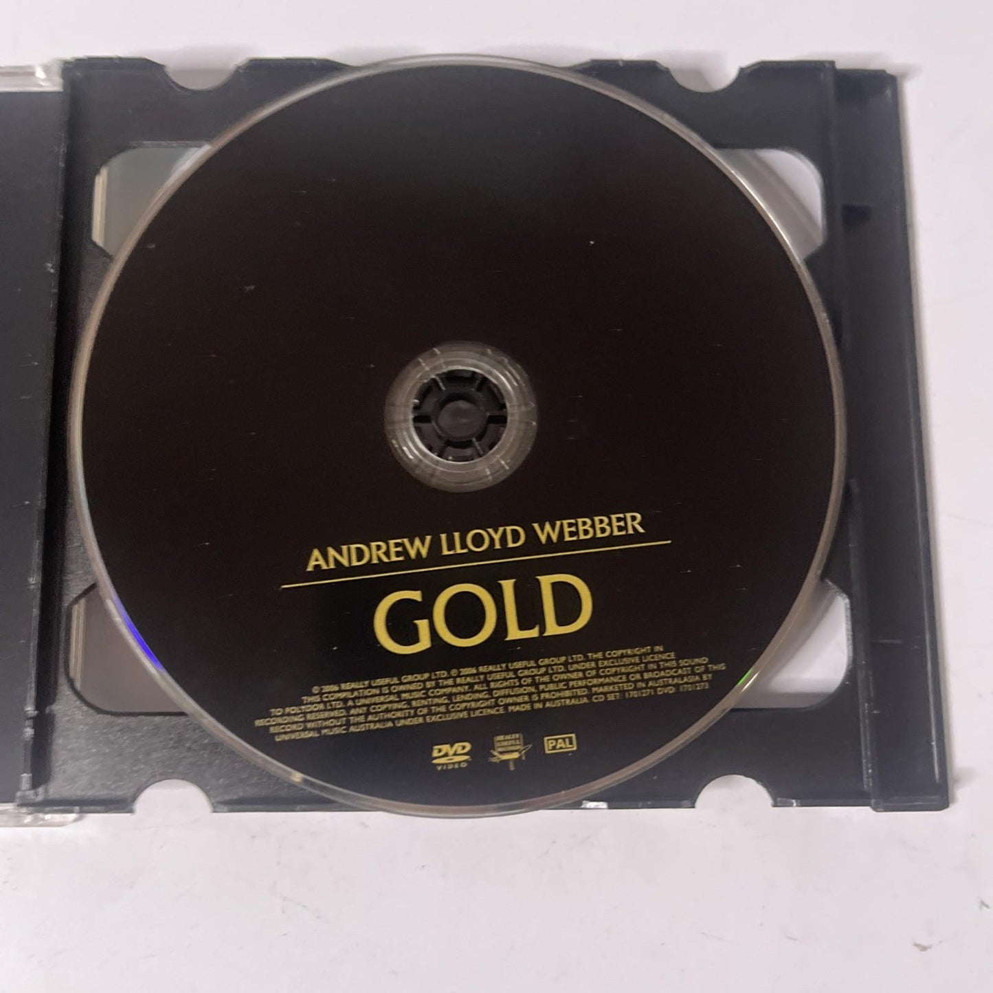Andrew Lloyd Webber – Gold The Definitive Hit Singles Collection (CD, 2006)