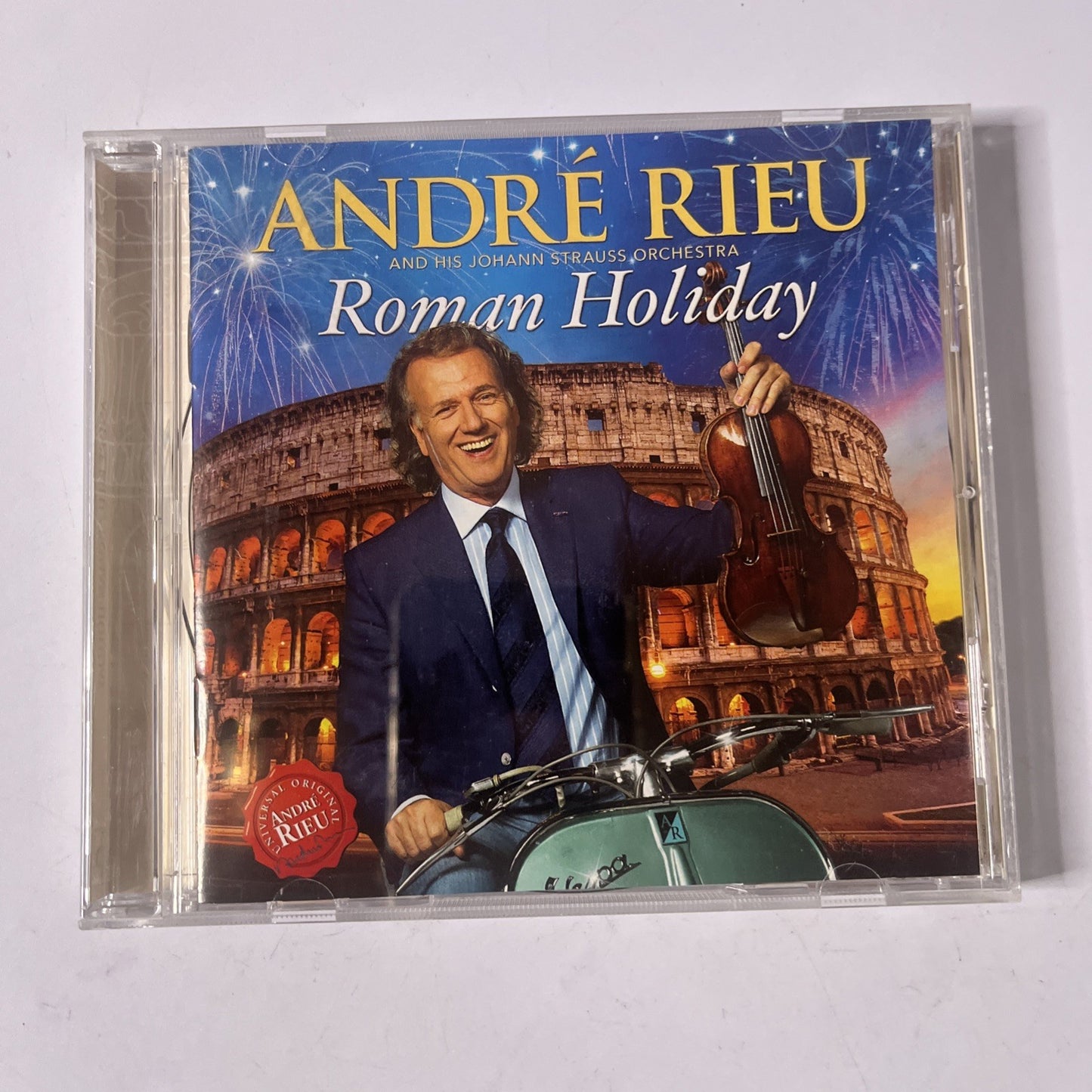 André Rieu, Johann Strauß Orchestra – Roman Holiday (CD, 2015) Australia 4747220