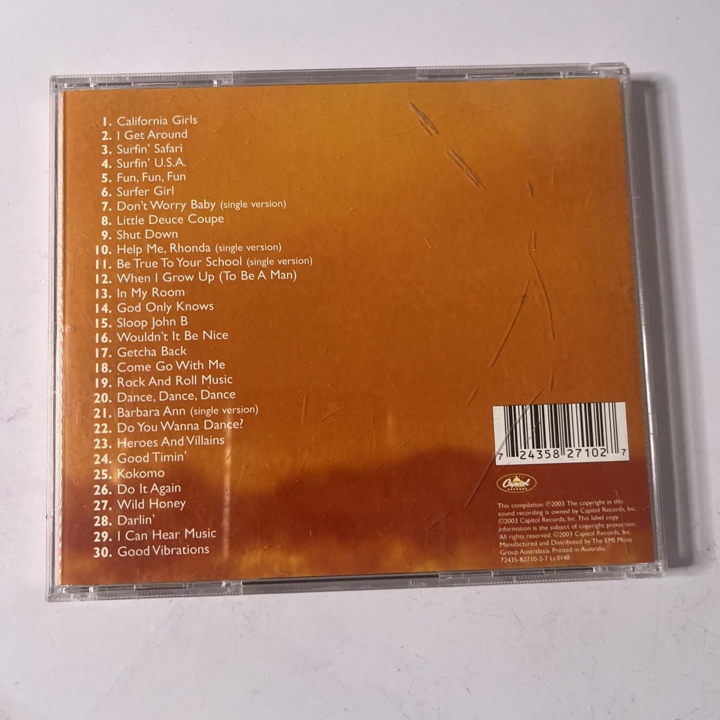 The Beach Boys – Sounds Of Summer - The Very Best Of (CD, 2003) 72435-82710-2-7