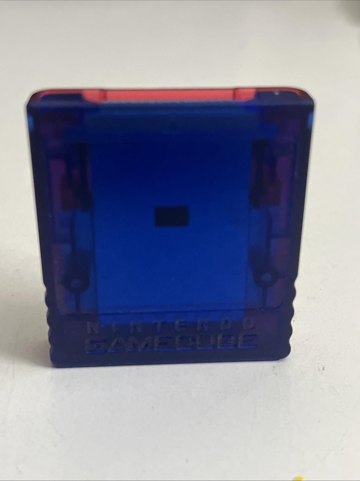 Official Nintendo Pokemon Blue Red GameCube Memory Card DOL-008 Made In Japan