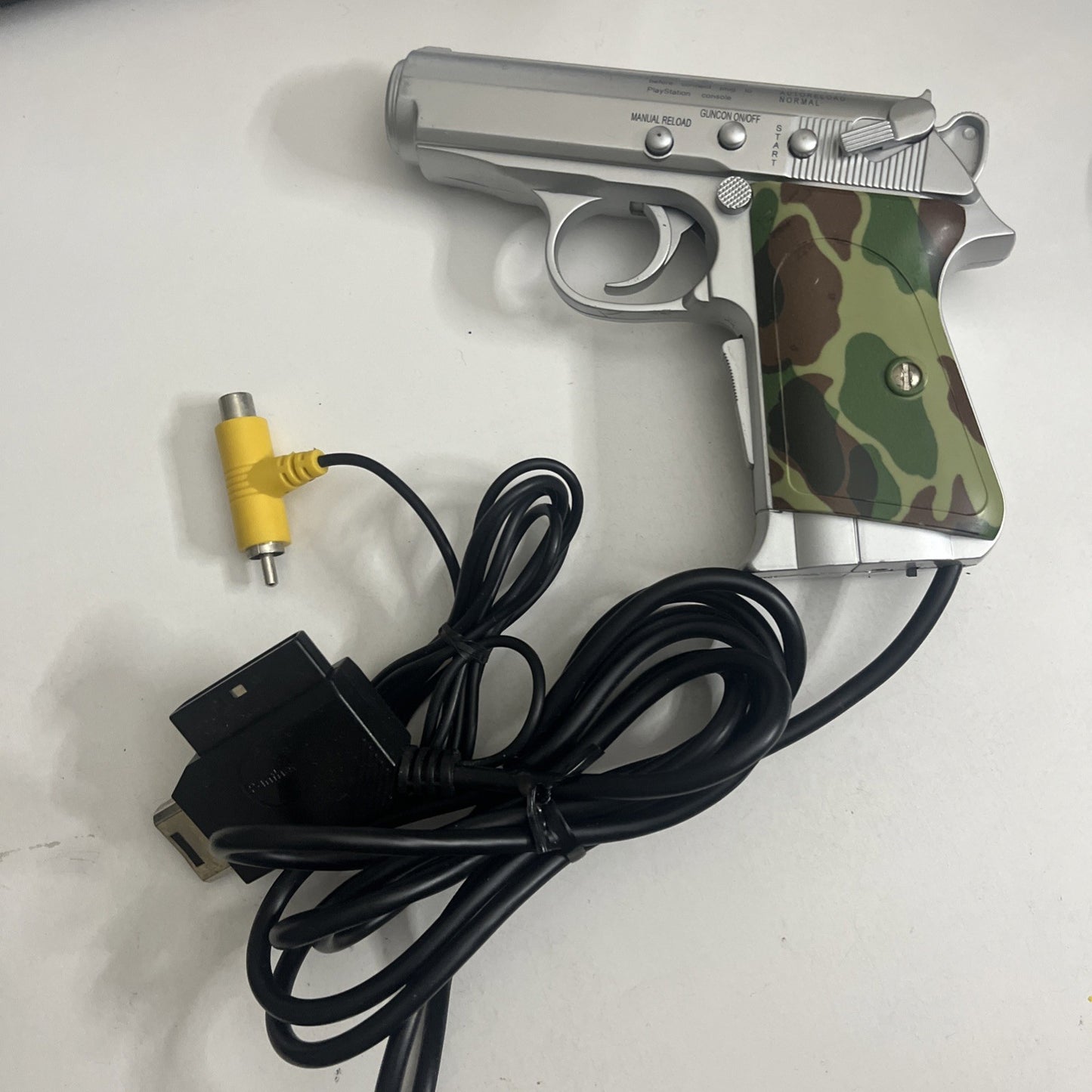 Panther Light Gun Controller GunCon Rapid Fire For PlayStation 1 PS1 SEGA Saturn