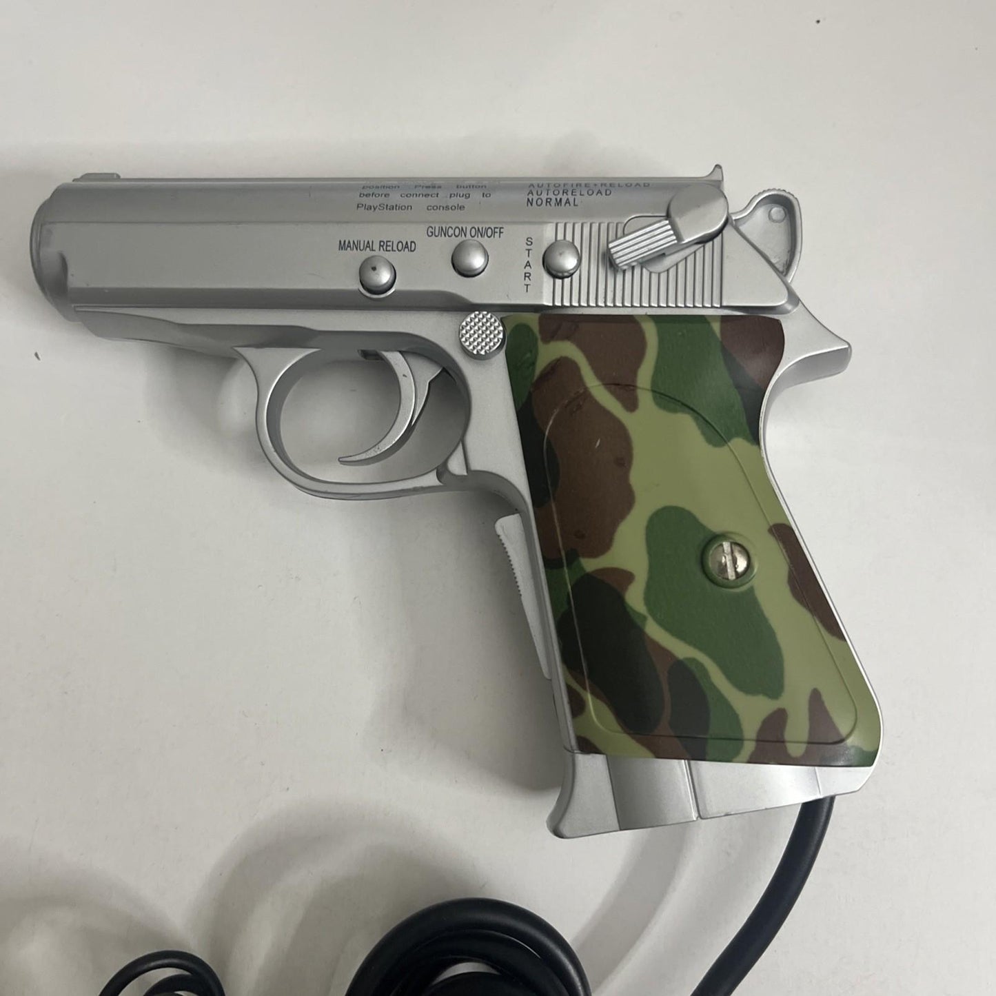 Panther Light Gun Controller GunCon Rapid Fire For PlayStation 1 PS1 SEGA Saturn