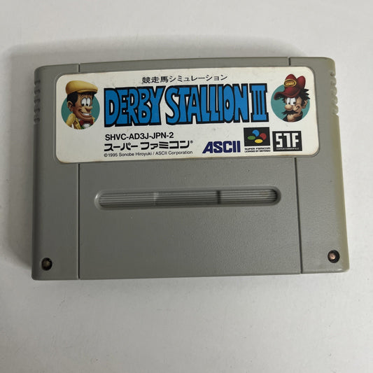 Derby Stallion III Nintendo Super Famicom NTSC-J JAPAN Game