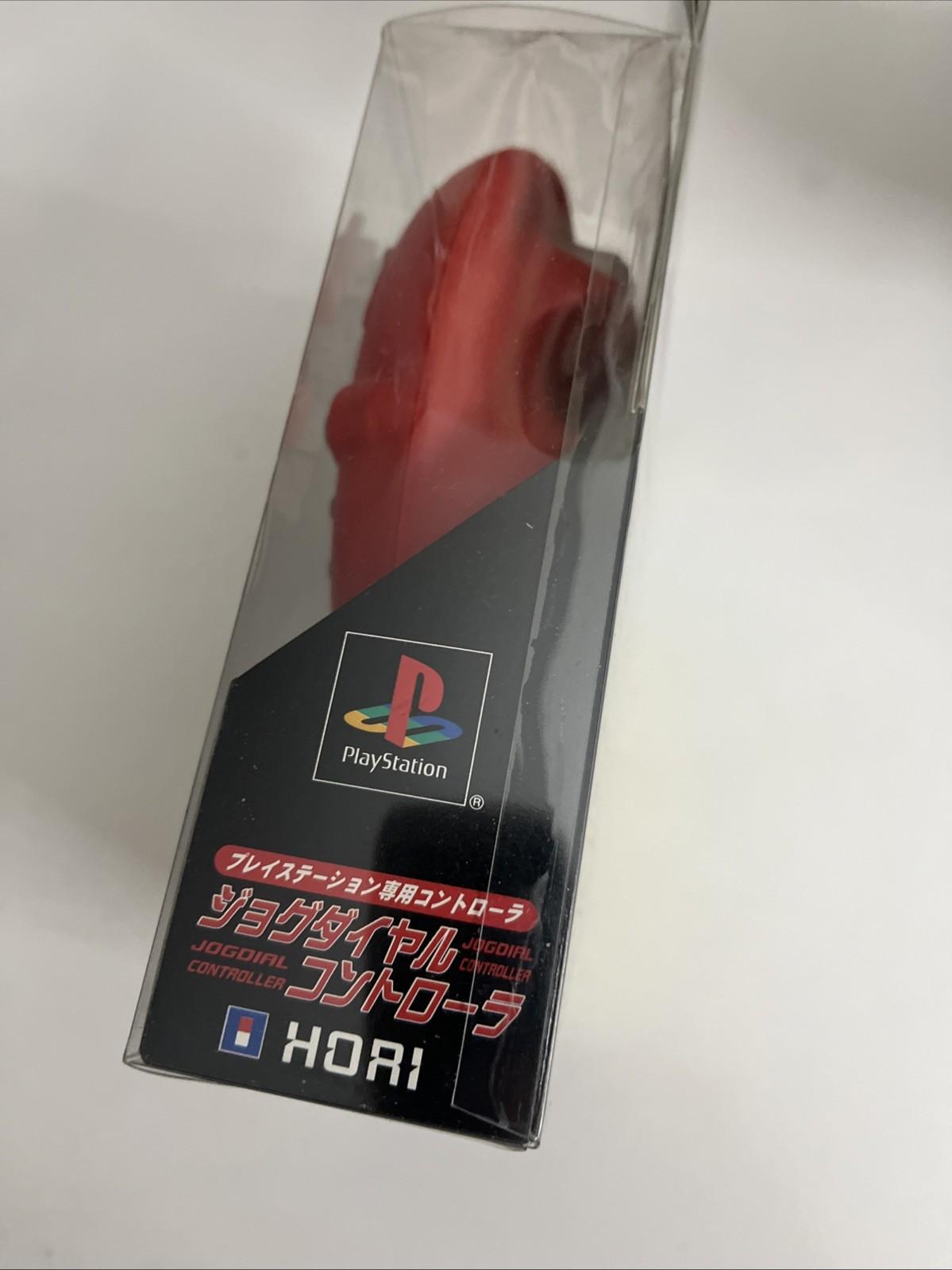 Hori JogDial One Hand Controller Customisable For PlayStation PS1 PS2 Red NEW