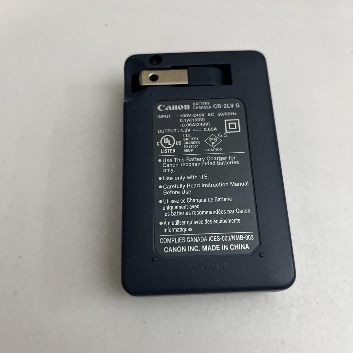 Genuine Canon CB-2LV G Camera Battery Charger For NB-4L Battery