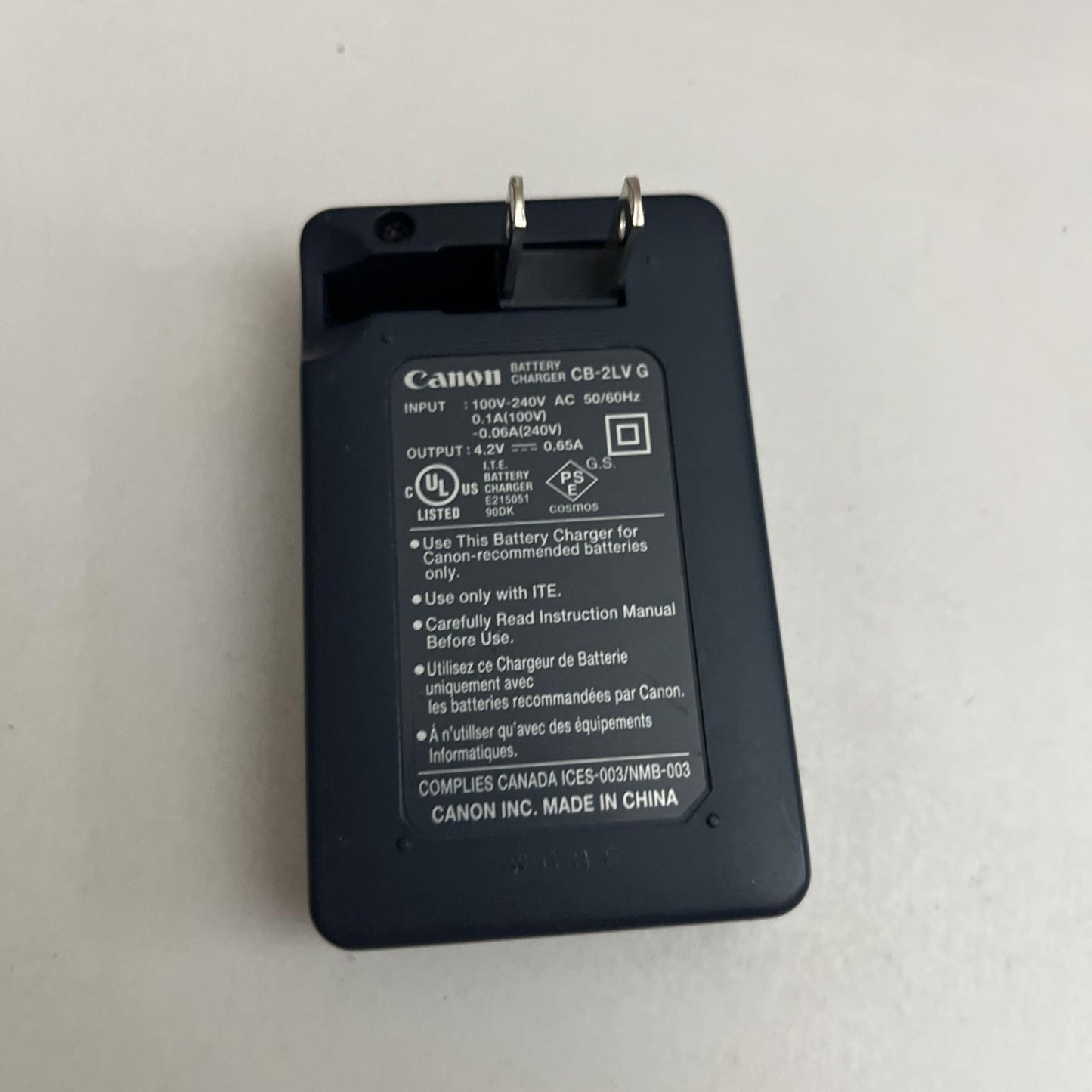 Genuine Canon CB-2LV G Camera Battery Charger For NB-4L Battery