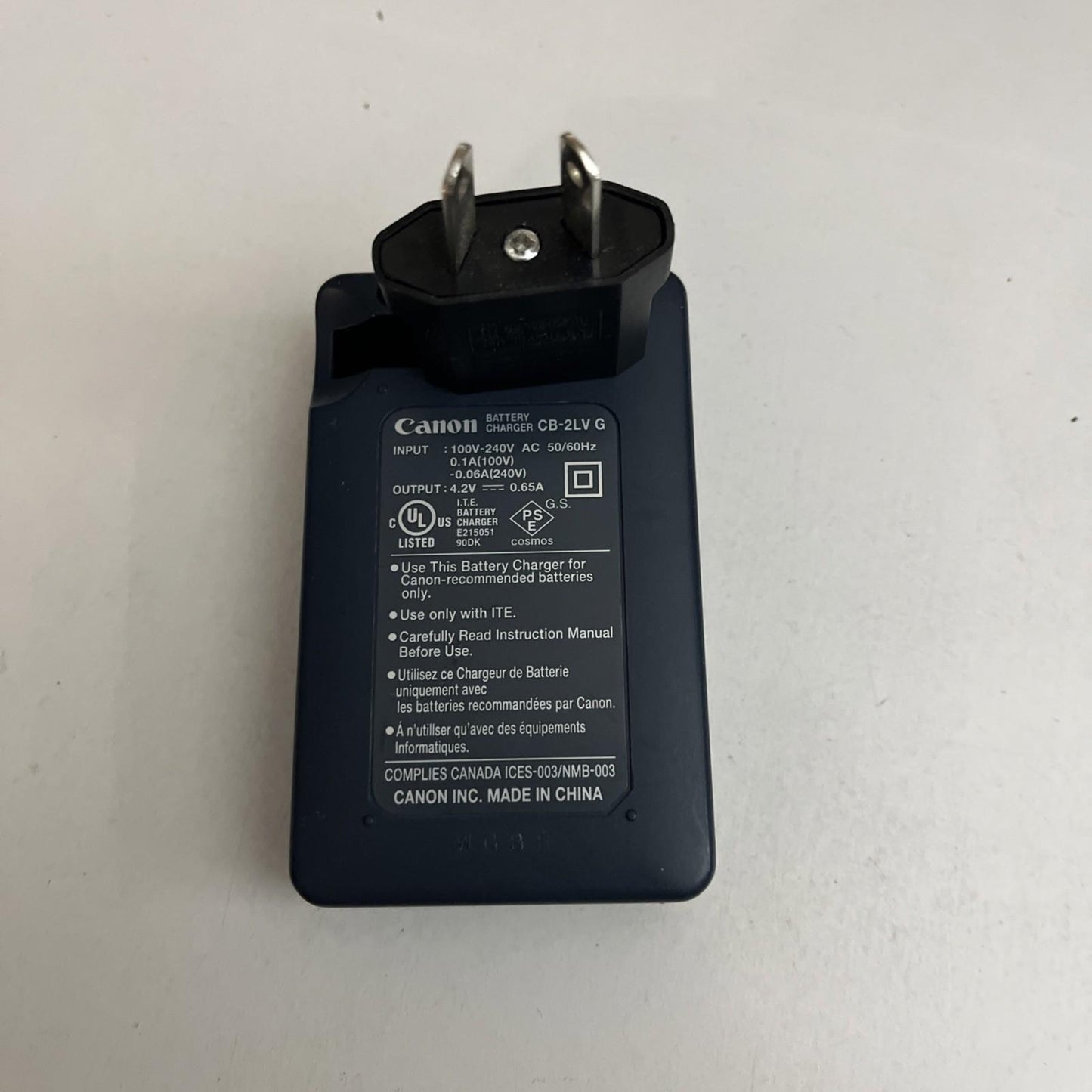 Genuine Canon CB-2LV G Camera Battery Charger For NB-4L Battery
