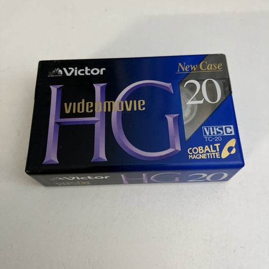 Victor VHS-C HG 20 20min Video Cassette Tape Made In Japan TC-20HGB NEW