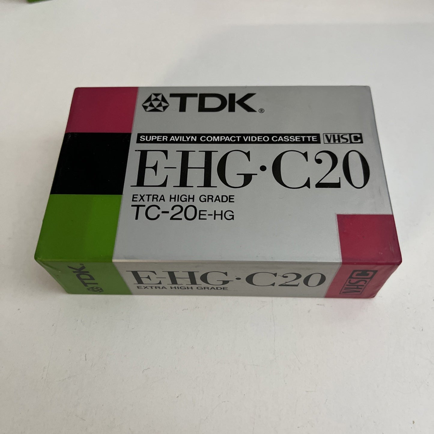 TDK VHS-C 20min Extra High Grade E-HG C20 Video Cassette Made In Japan NEW