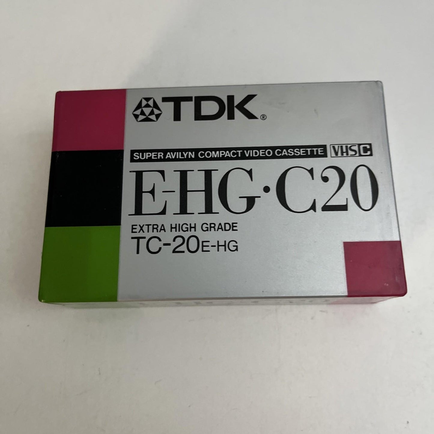 TDK VHS-C 20min Extra High Grade E-HG C20 Video Cassette Made In Japan NEW