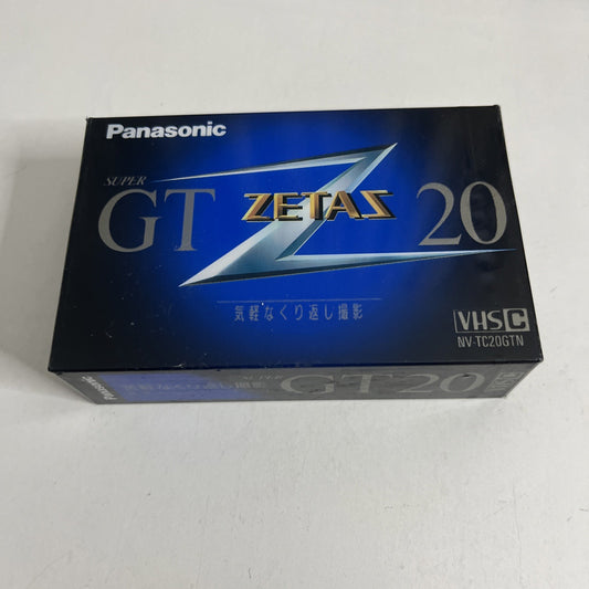 Panasonic VHS-C 20 Min Video Cassette Super GT Zetas 20 NV-TC20GTN NEW