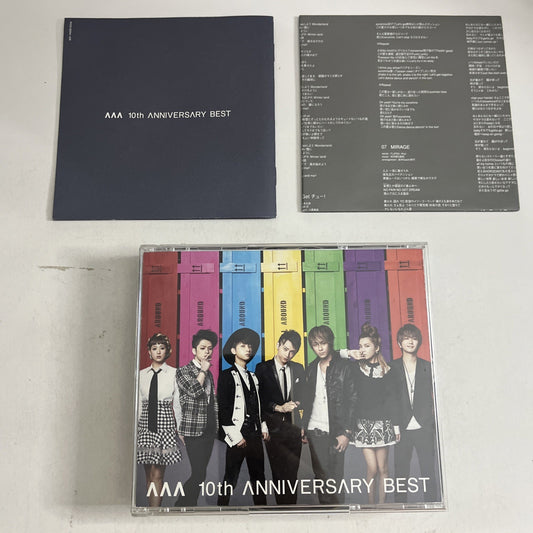 AAA – 10th Anniversary Best (CD + DVD, 2015, 4-Disc) Japan AVCD-93244~6/B